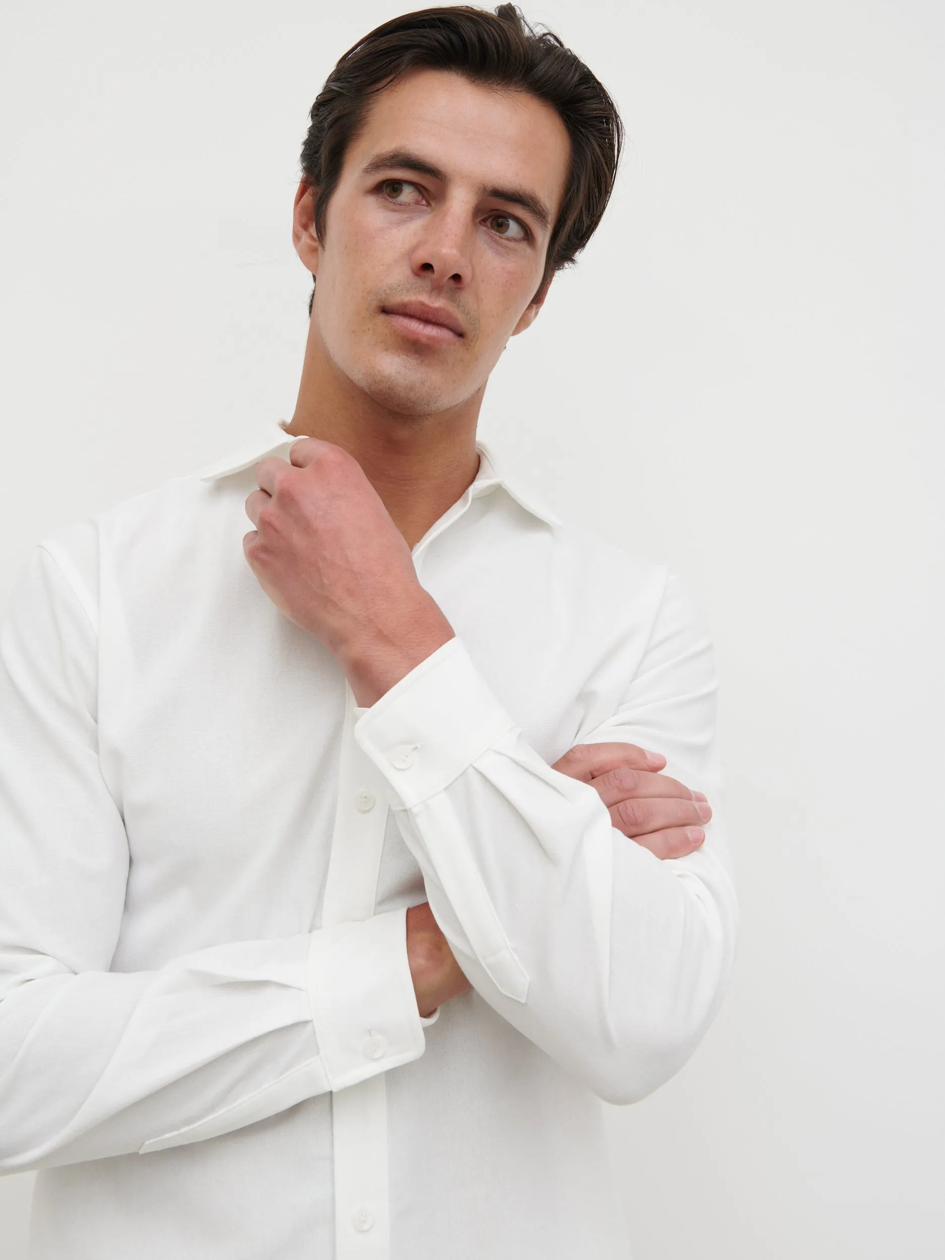 Easton Long Sleeve Shirt - White sold by NOBL product image thumbnail 4