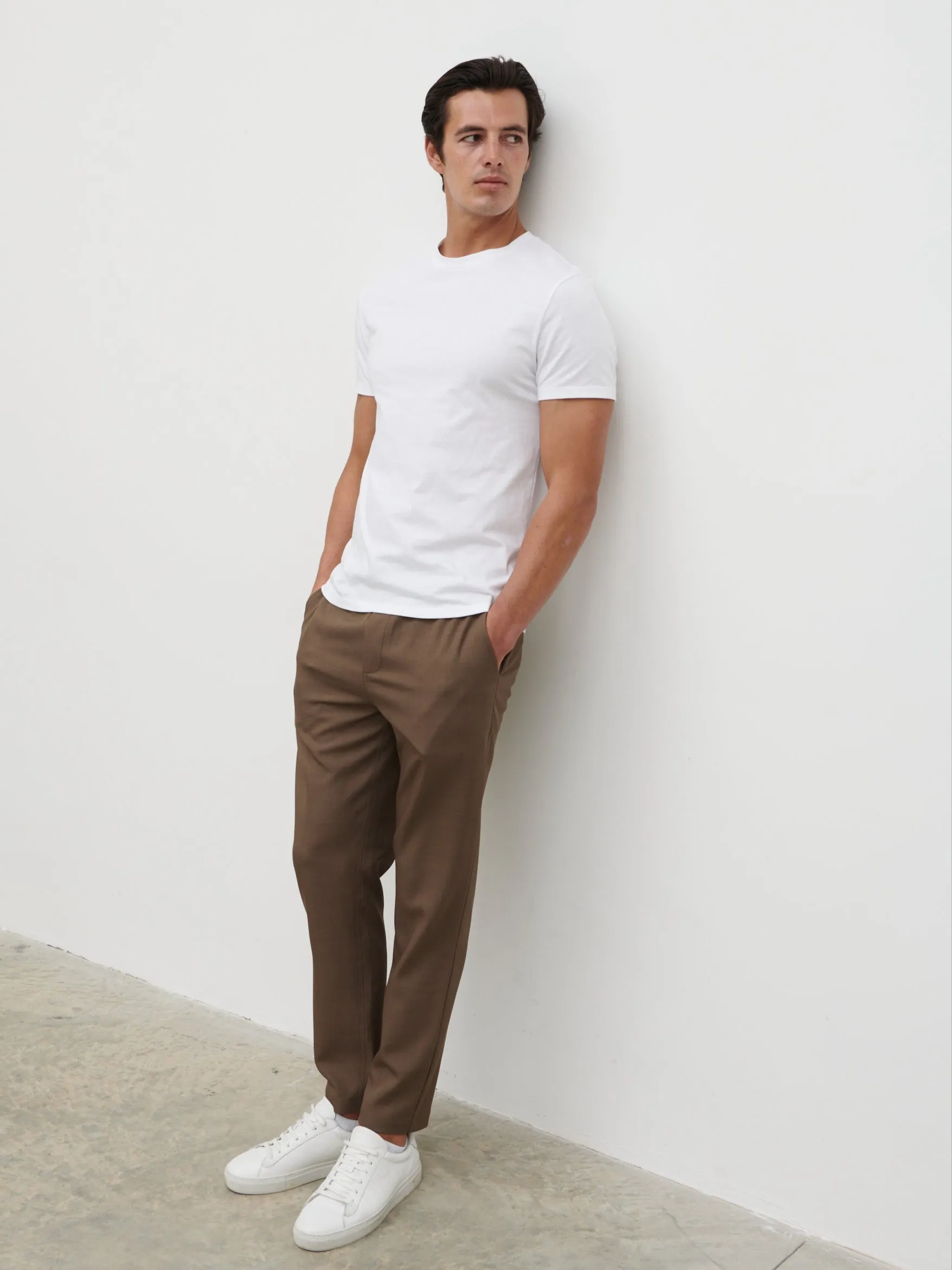 Rome Slim Fit T-Shirts 3 Pack - White sold by NOBL