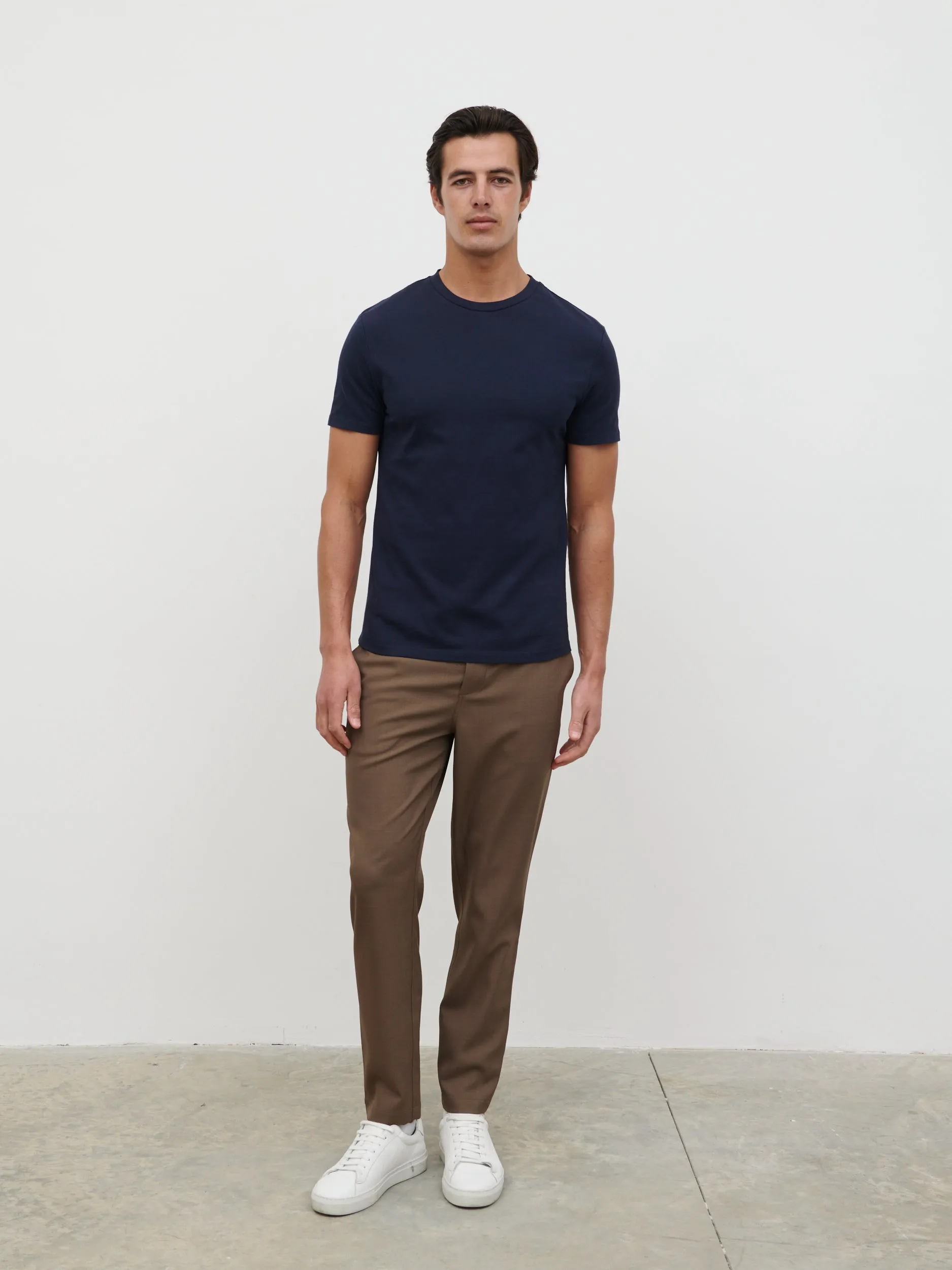 Rome Slim Fit T Shirt - Navy sold by NOBL product image thumbnail 2