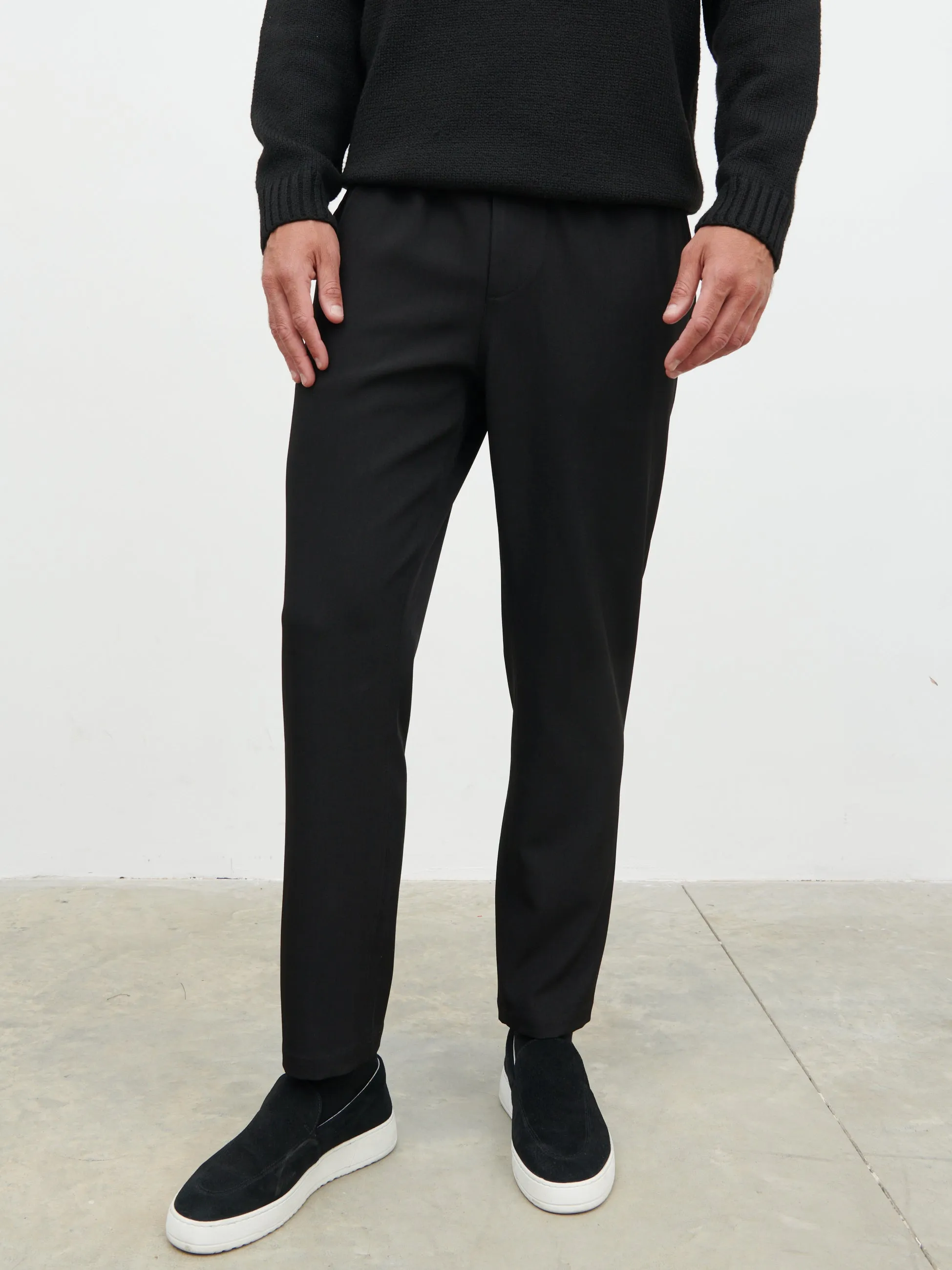 Hudson Drawstring Trousers - Black sold by NOBL product image thumbnail 2
