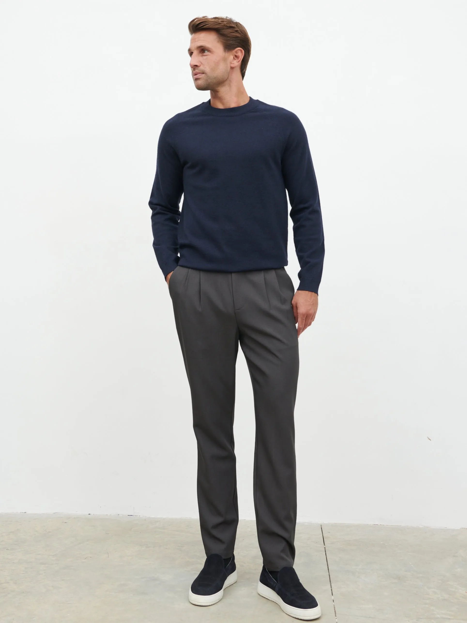 Axton Tailored Trousers - Charcoal sold by NOBL product image thumbnail 4