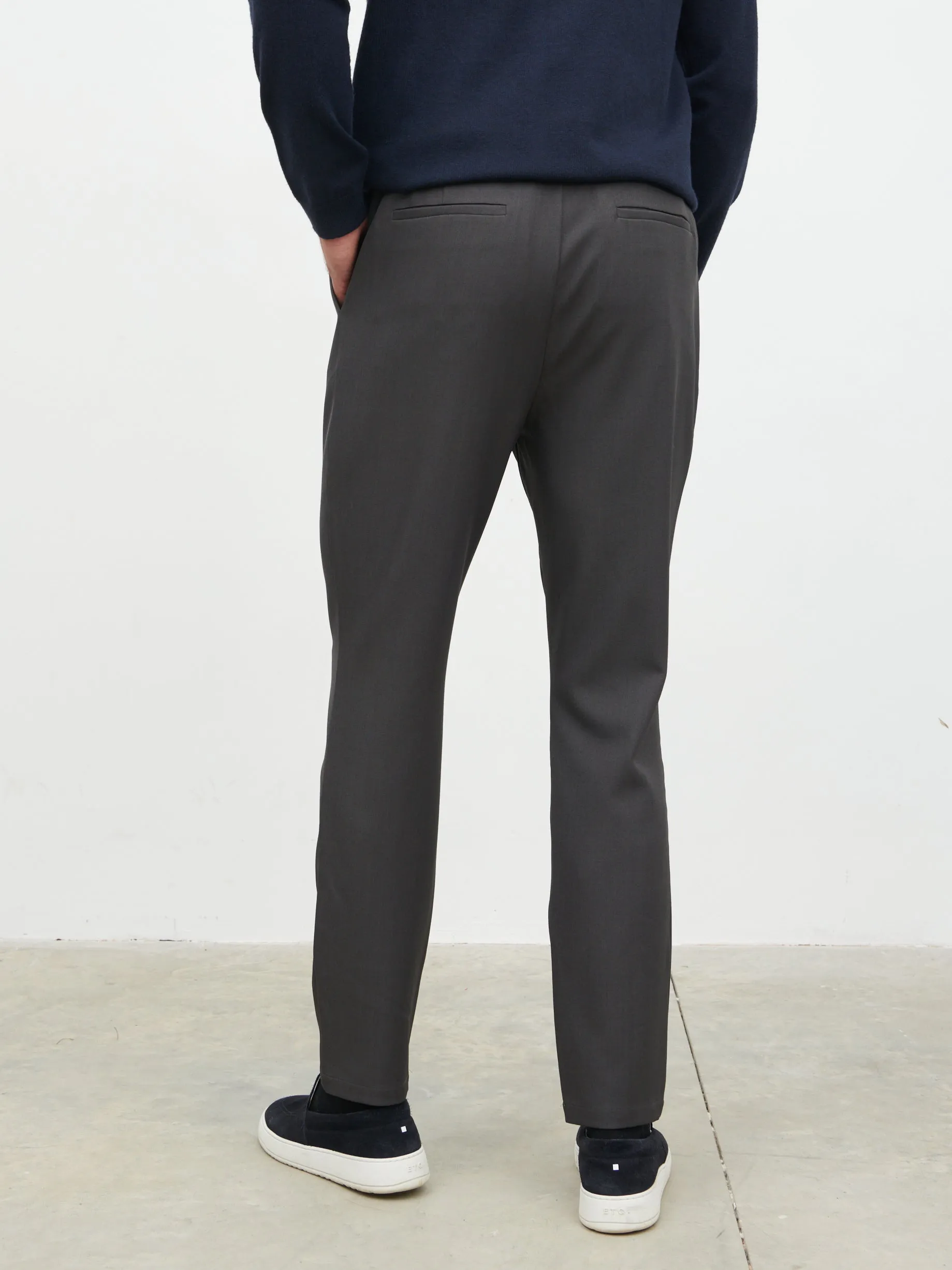 Axton Tailored Trousers - Charcoal sold by NOBL product image thumbnail 5
