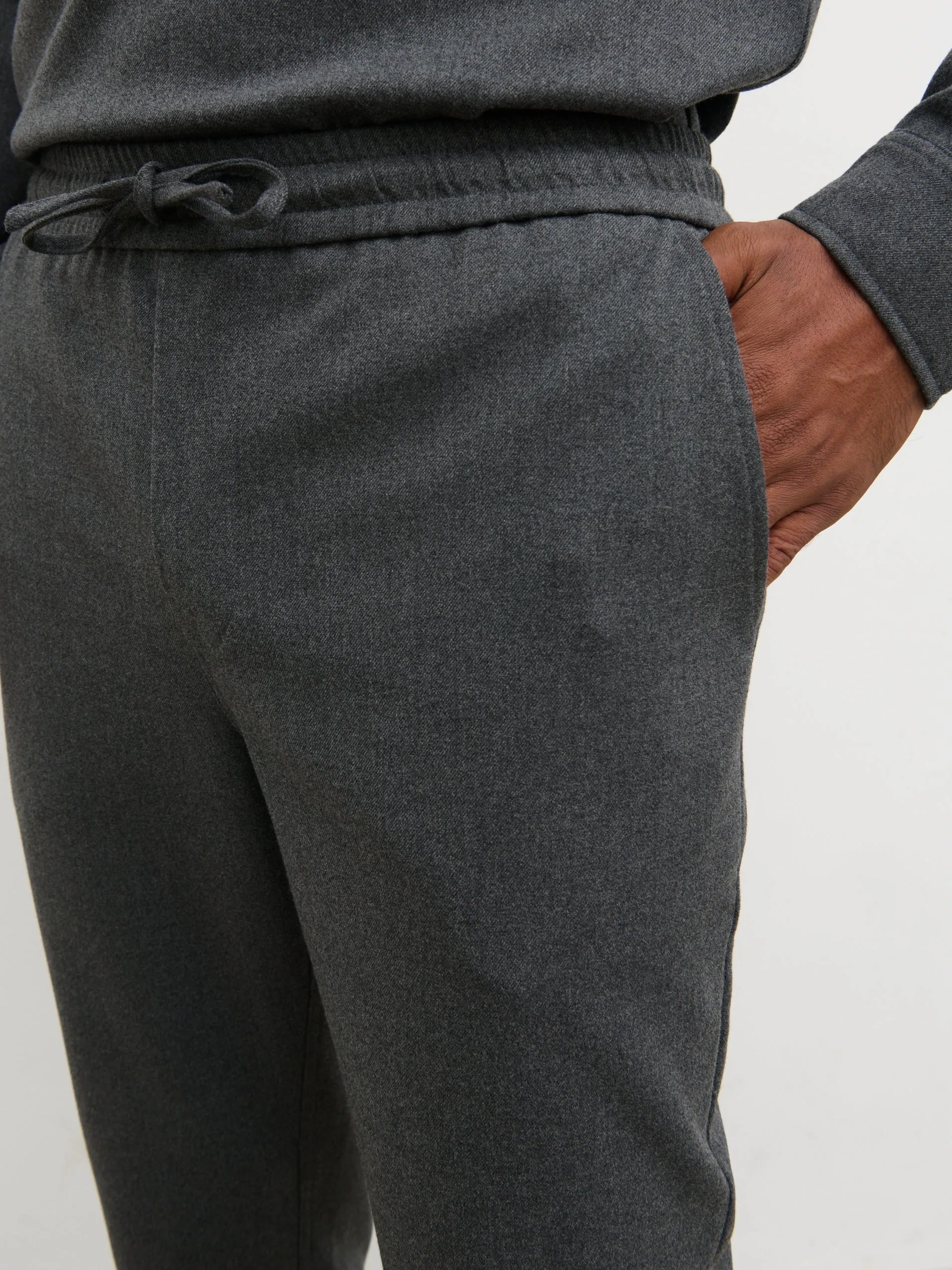 Theodore Drawstring Trousers - Charcoal sold by NOBL product image thumbnail 3