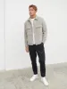 Spencer Herringbone Jacket - Grey and Cream sold by NOBL