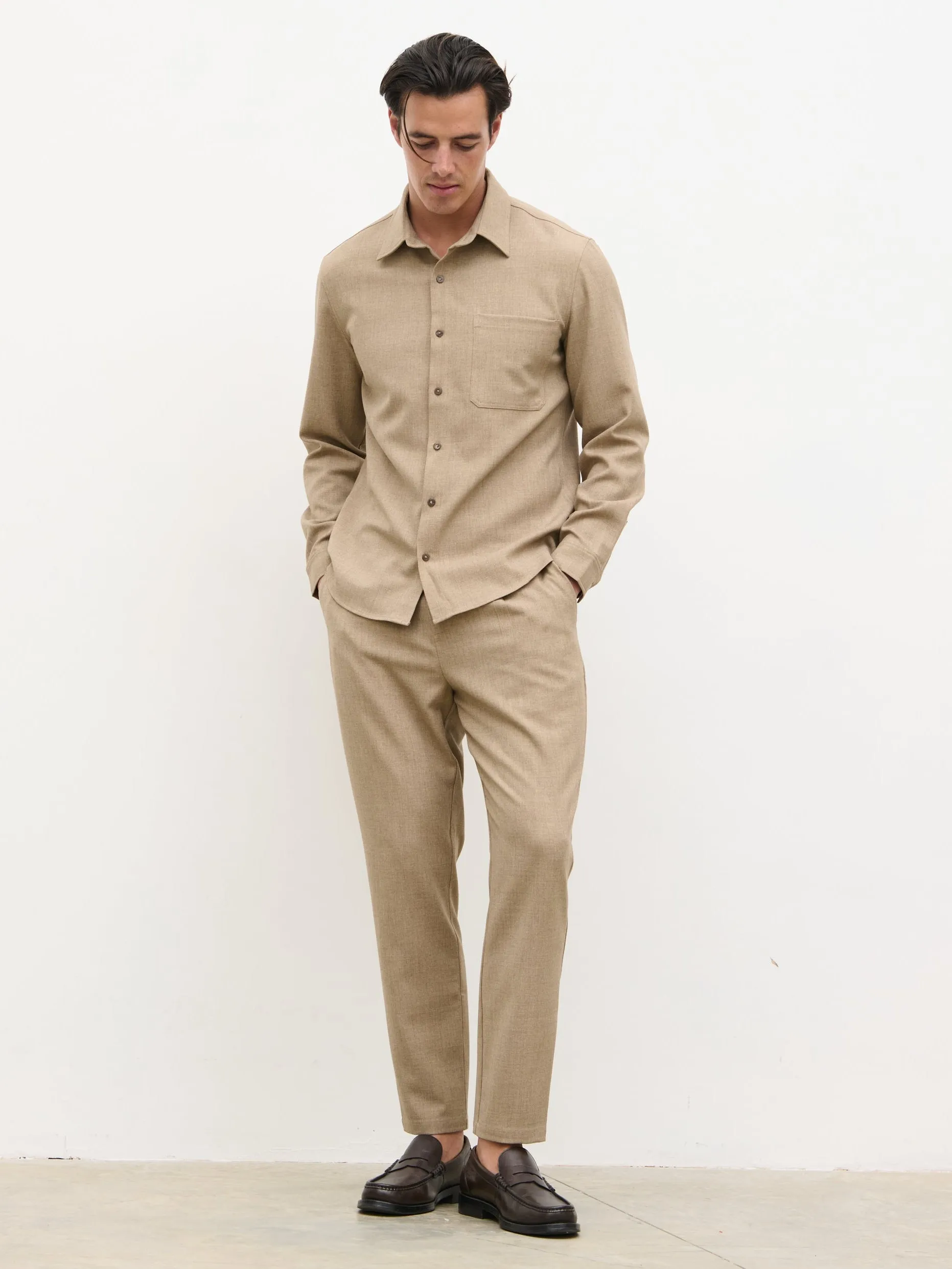 Julian Smart Trousers - Greige sold by NOBL product image thumbnail 2