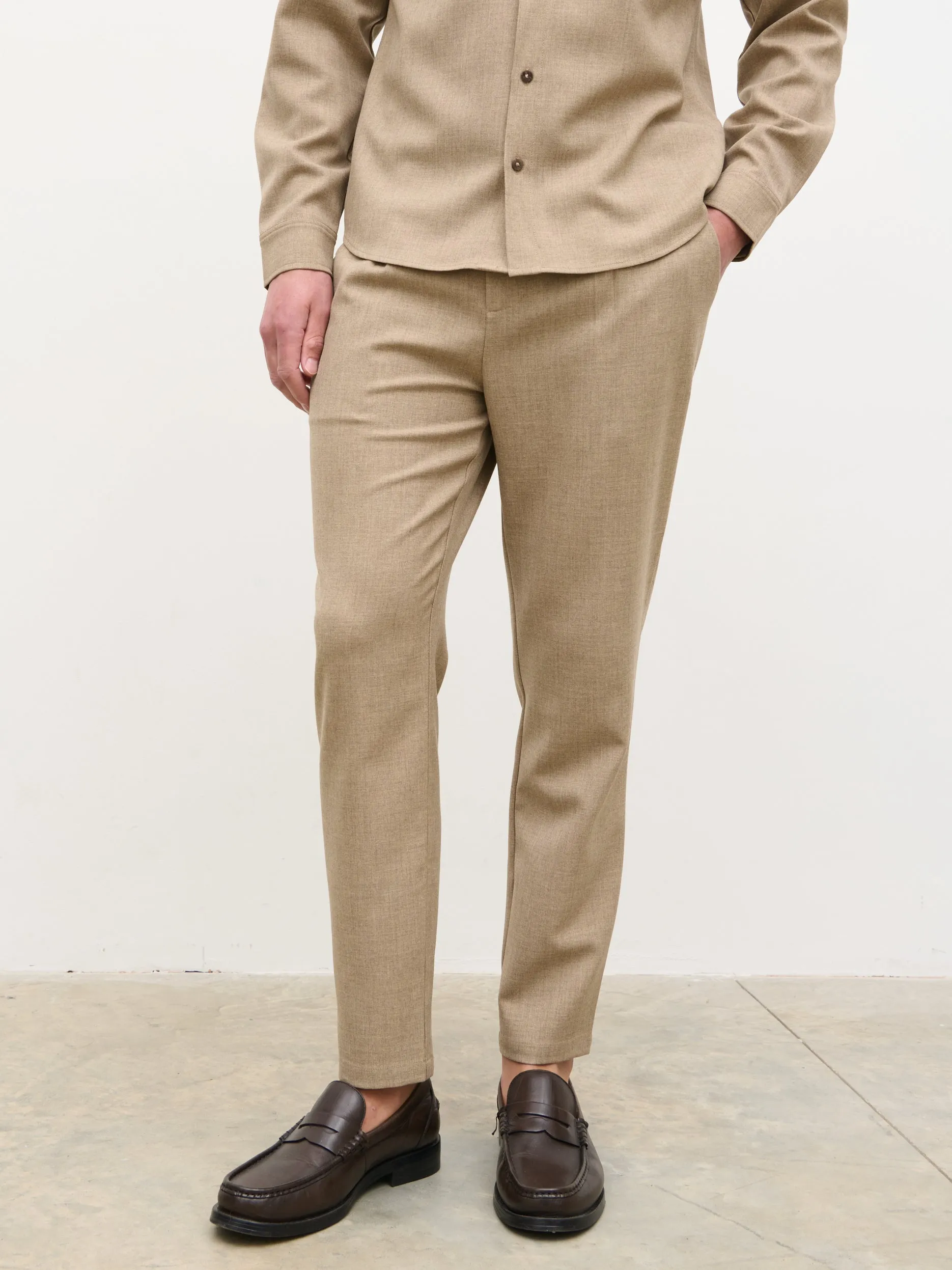 Julian Smart Trousers - Greige sold by NOBL product image thumbnail 3