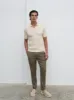 Carter Cable Knit Polo - Taupe sold by NOBL