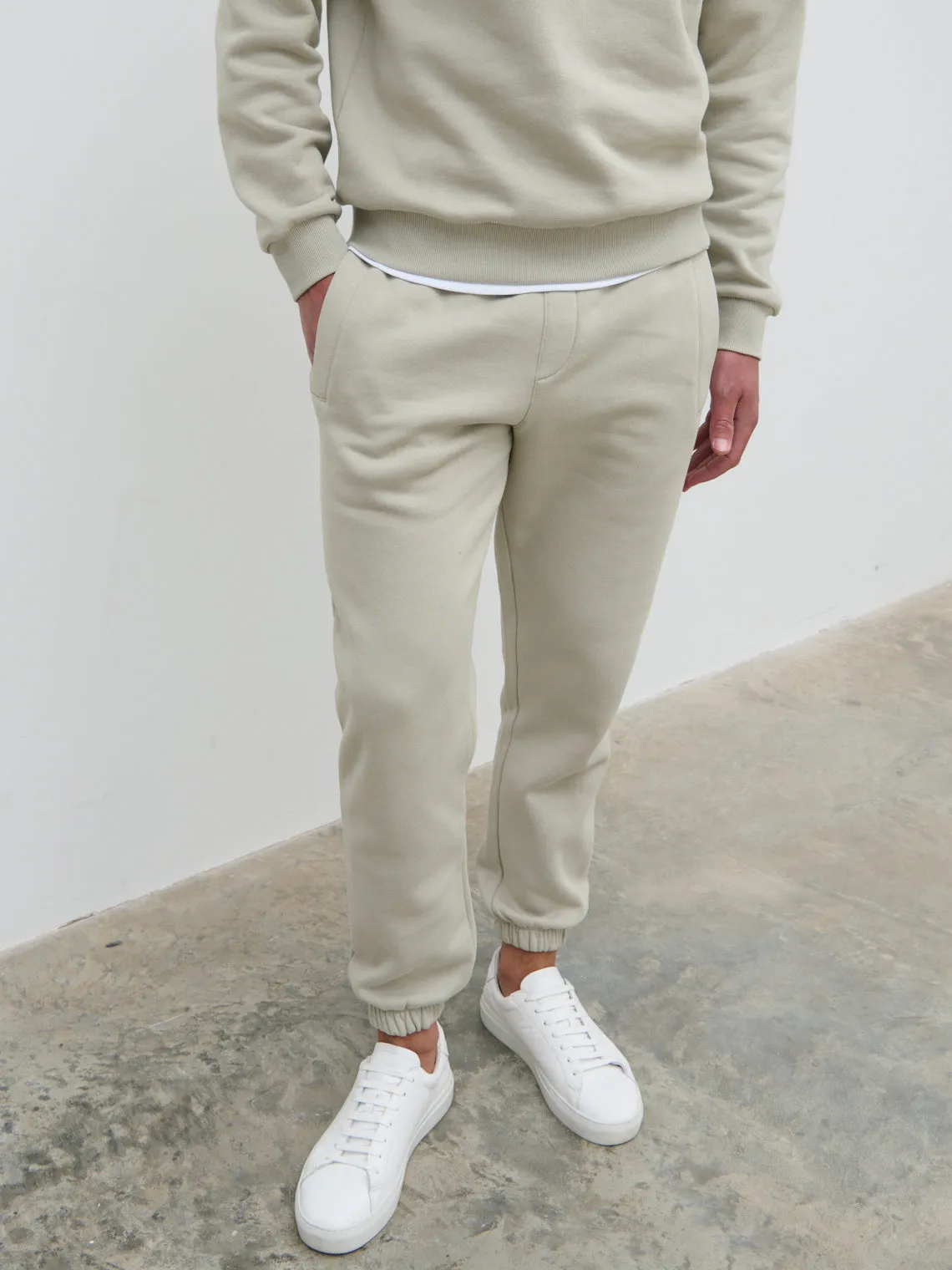 Sonny Relaxed Drawstring Joggers - Dark Stone sold by NOBL