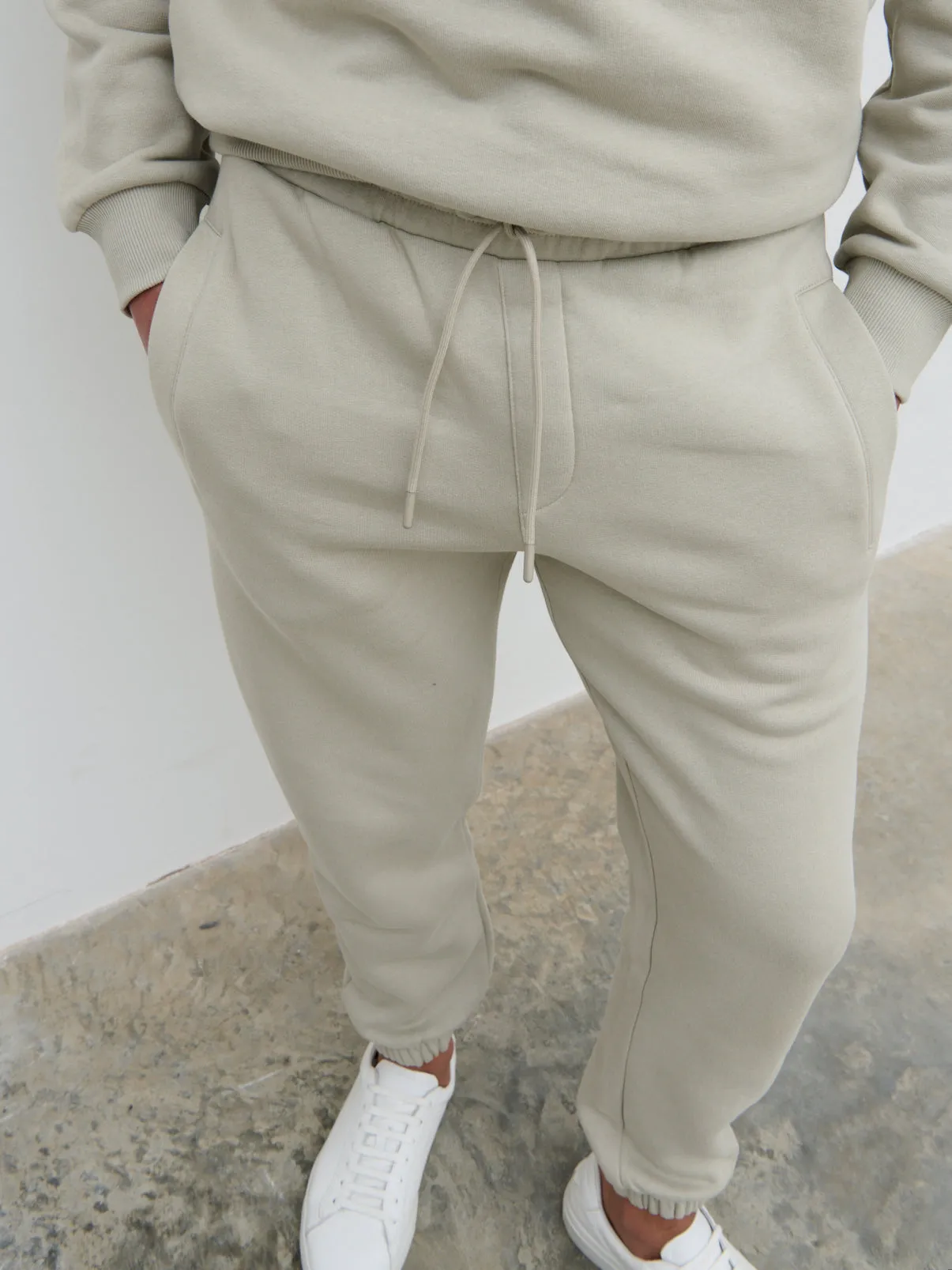 Sonny Relaxed Drawstring Joggers - Dark Stone sold by NOBL product image thumbnail 4