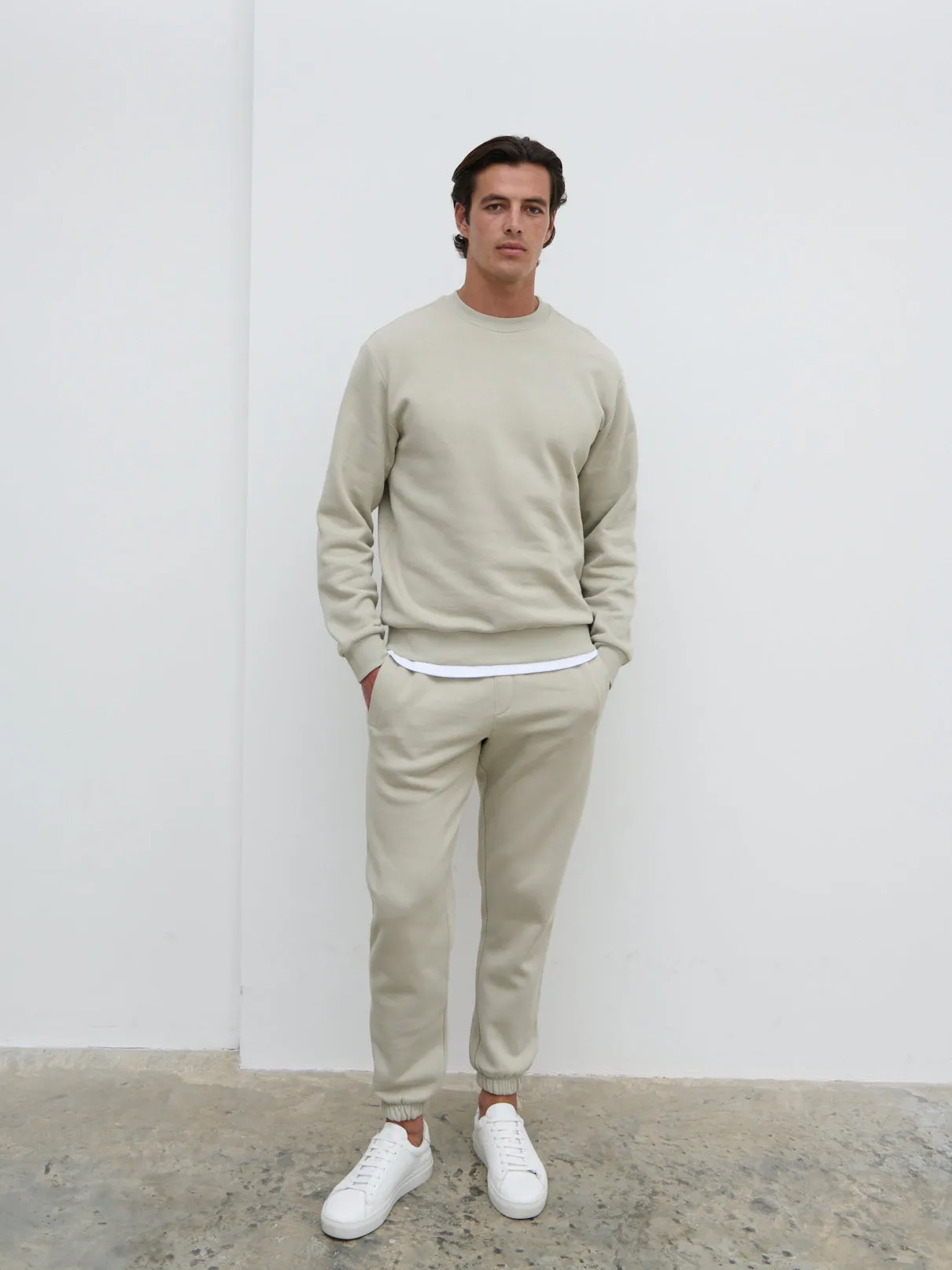 Sonny Relaxed Drawstring Joggers - Dark Stone sold by NOBL product image thumbnail 2