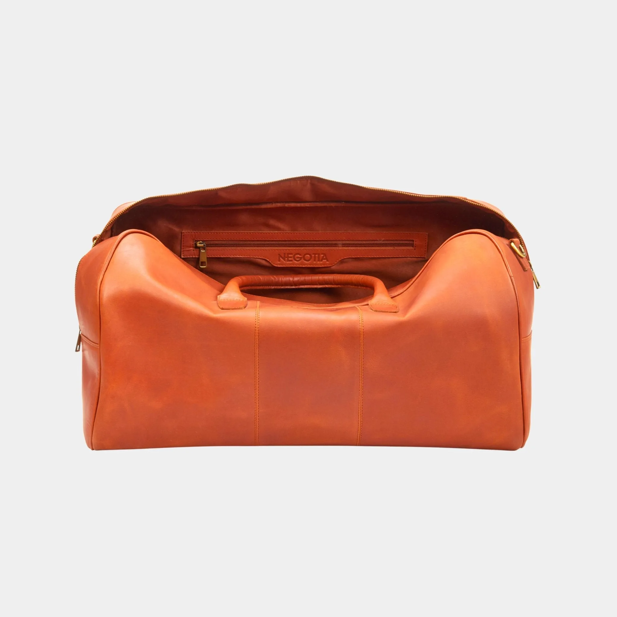 Delta | Weekendtas Bruin sold by Negotia Leather product image thumbnail 3