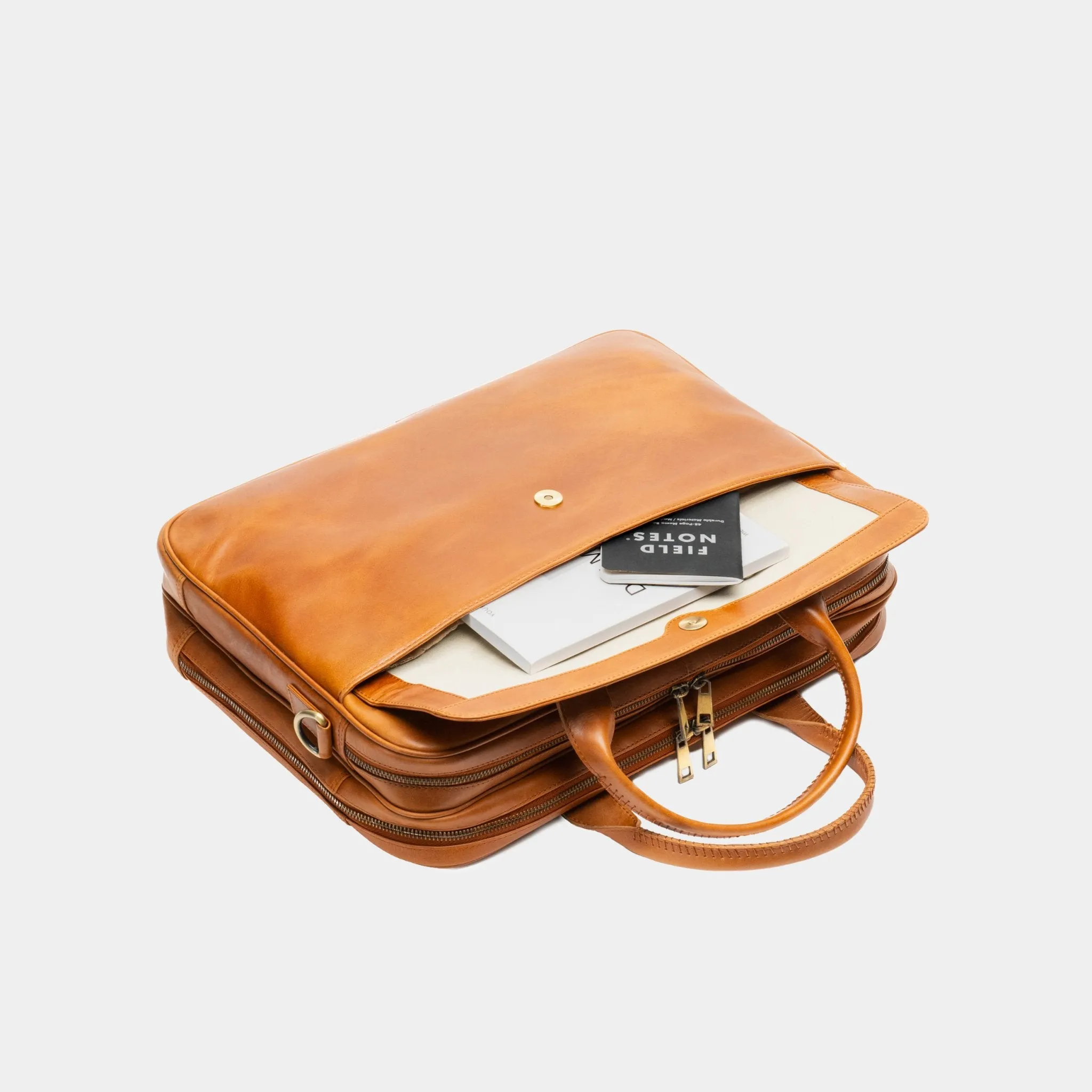 Alpha | Laptoptas 15,6" Bruin sold by Negotia Leather product image thumbnail 3