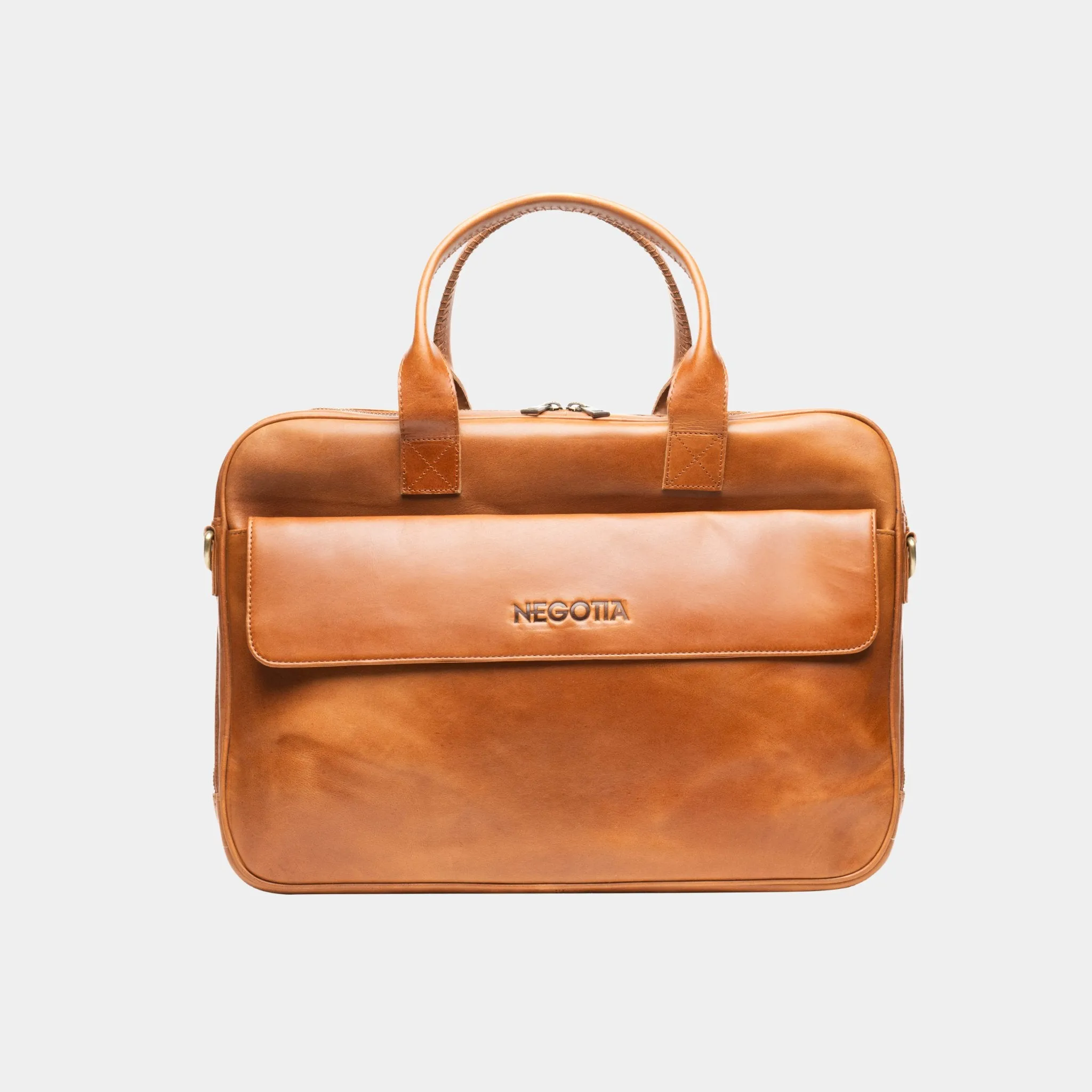 Alpha | Laptoptas 15,6" Bruin sold by Negotia Leather