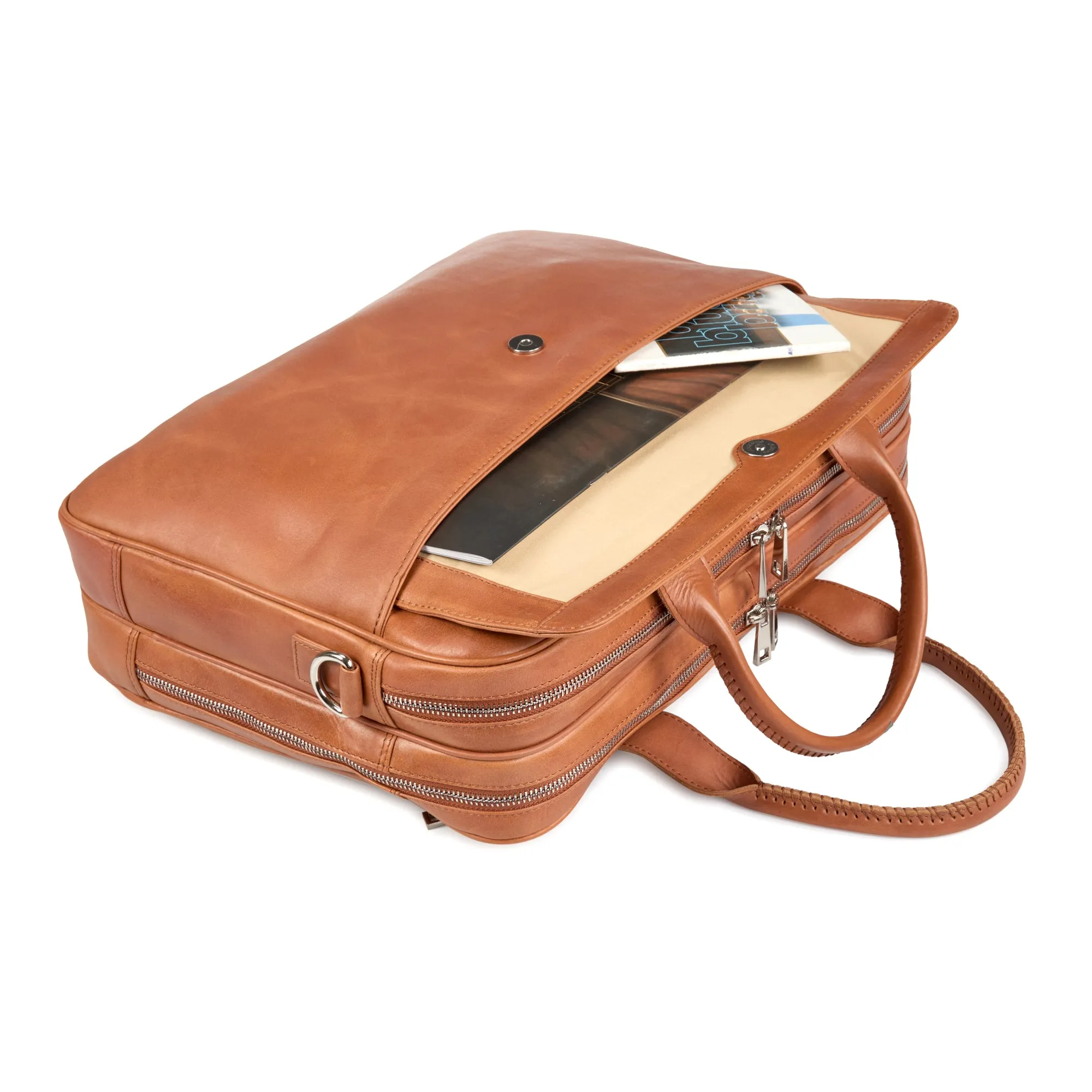 Alpha Laptoptas 15,6" Bruin sold by Negotia Leather product image thumbnail 5