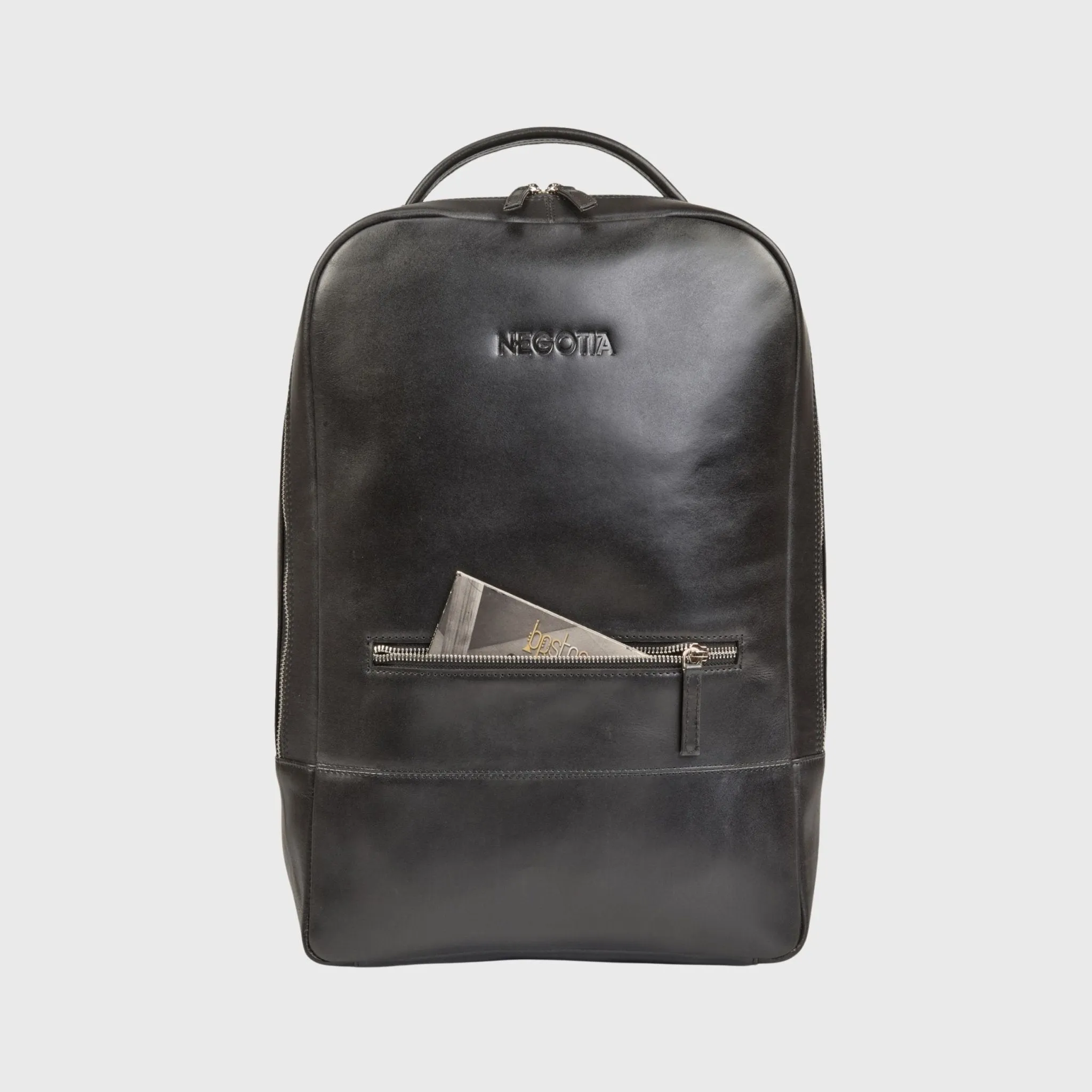 Alpha Rugzak Zwart sold by Negotia Leather product image thumbnail 4