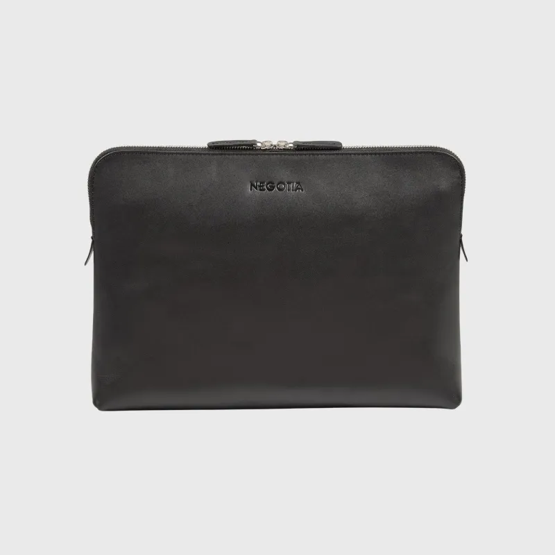 Alpha | Laptopsleeve Carry-All 14'' Zwart sold by Negotia Leather