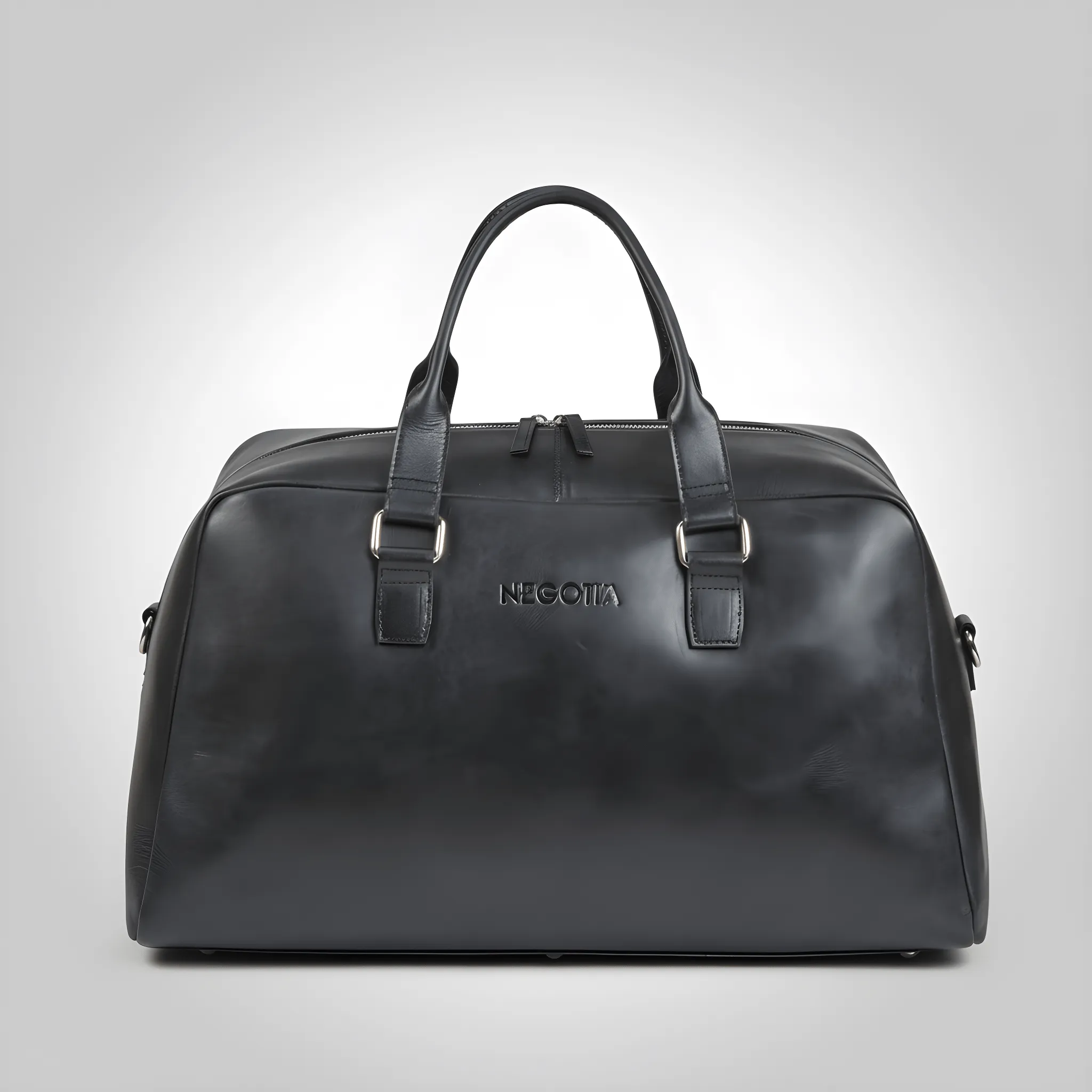 Valen Weekendtas Zwart sold by Negotia Leather