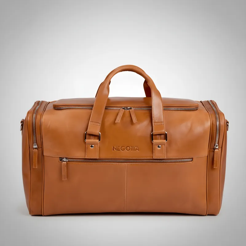 Marent Weekendtas Cognac sold by Negotia Leather