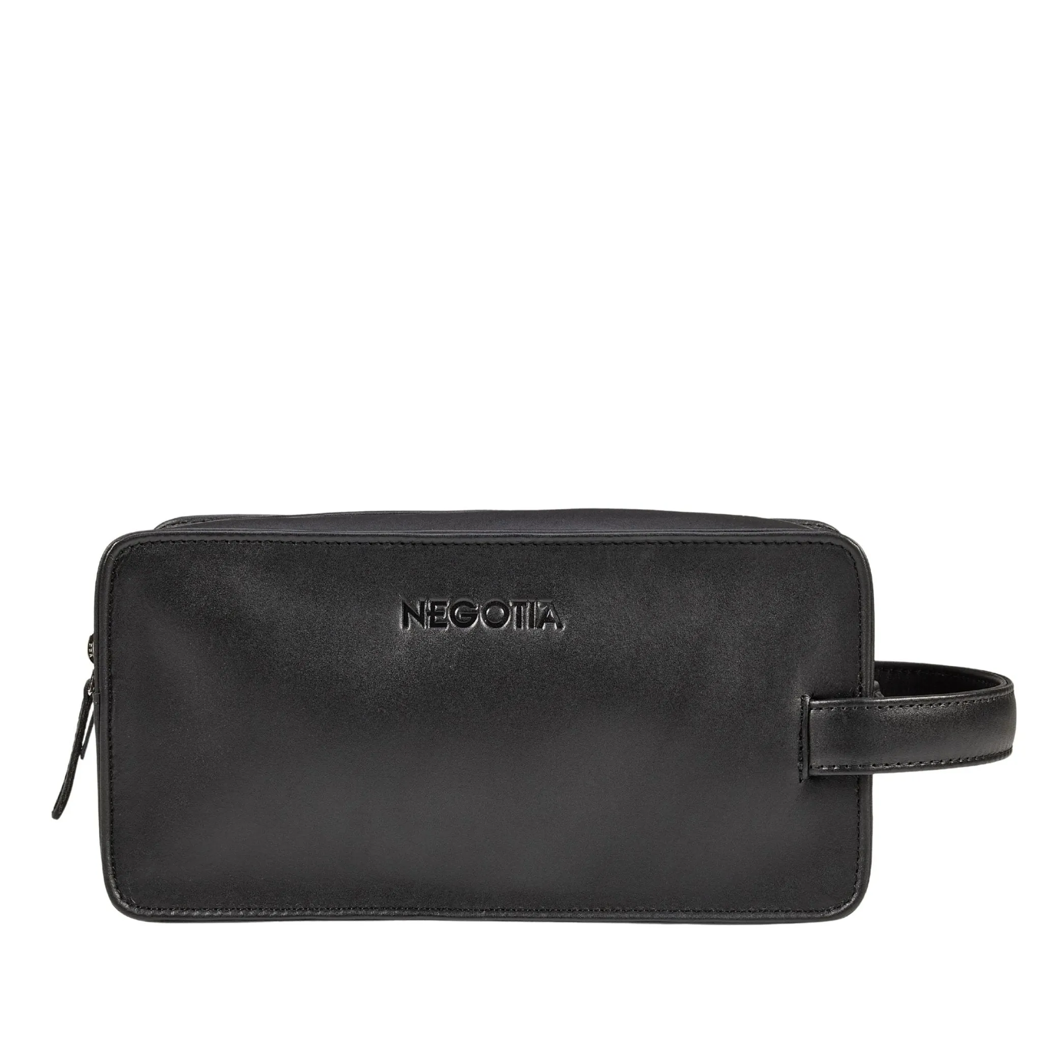 Caldre Toiletry Bag Black sold by Negotia Leather