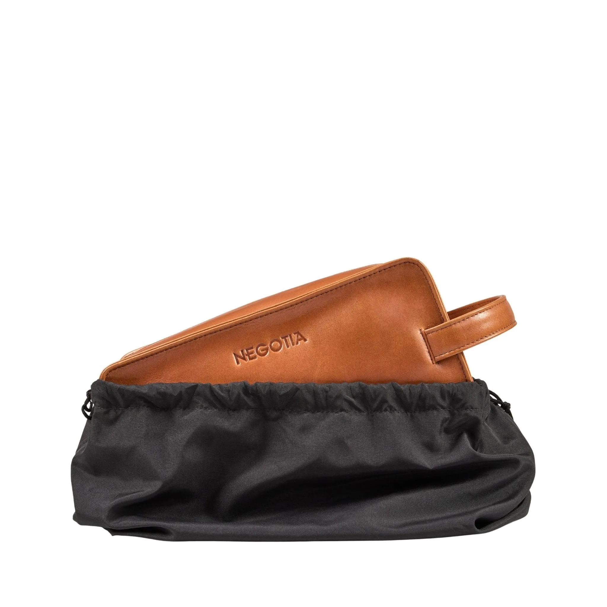 Caldre Toiletry Bag Cognac sold by Negotia Leather product image thumbnail 5