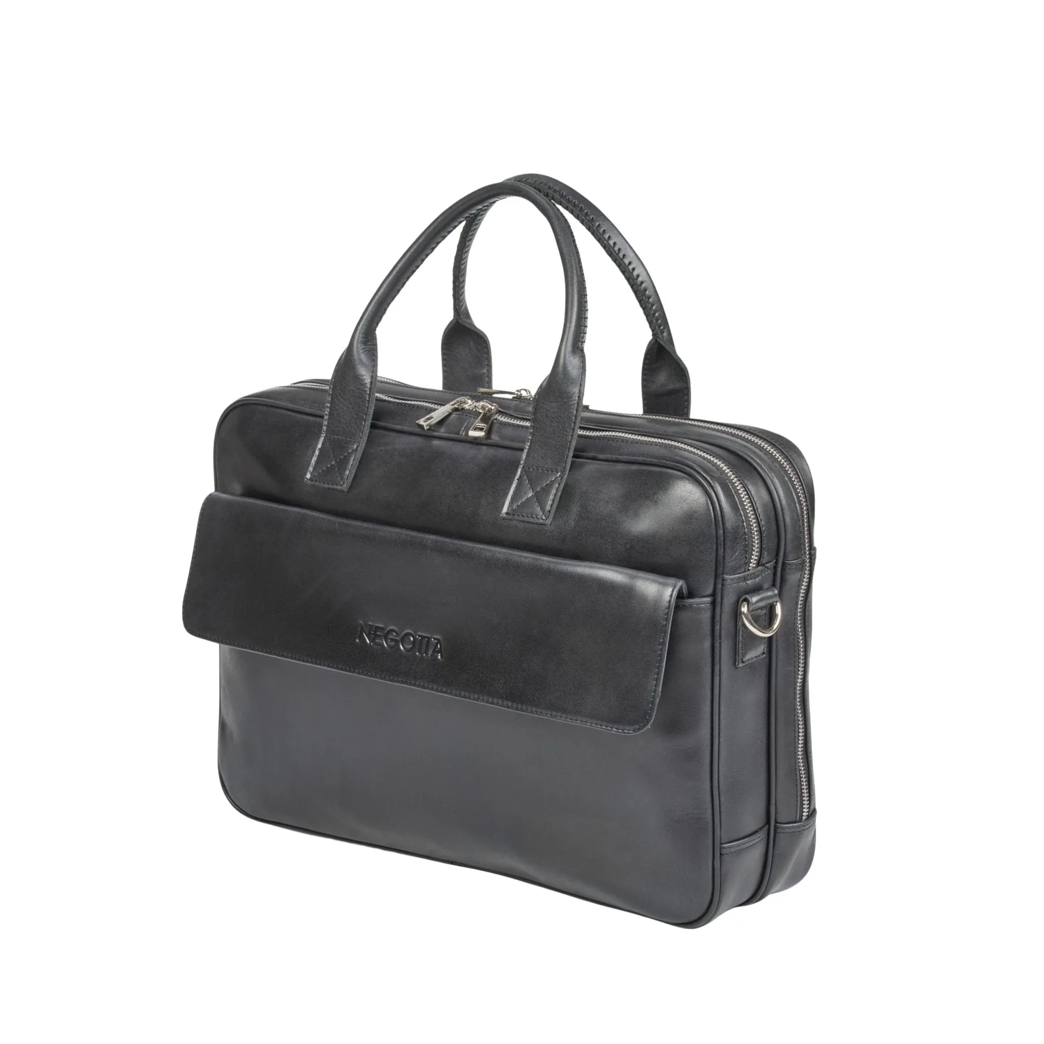 Orden Briefcase Black sold by Negotia Leather product image thumbnail 5