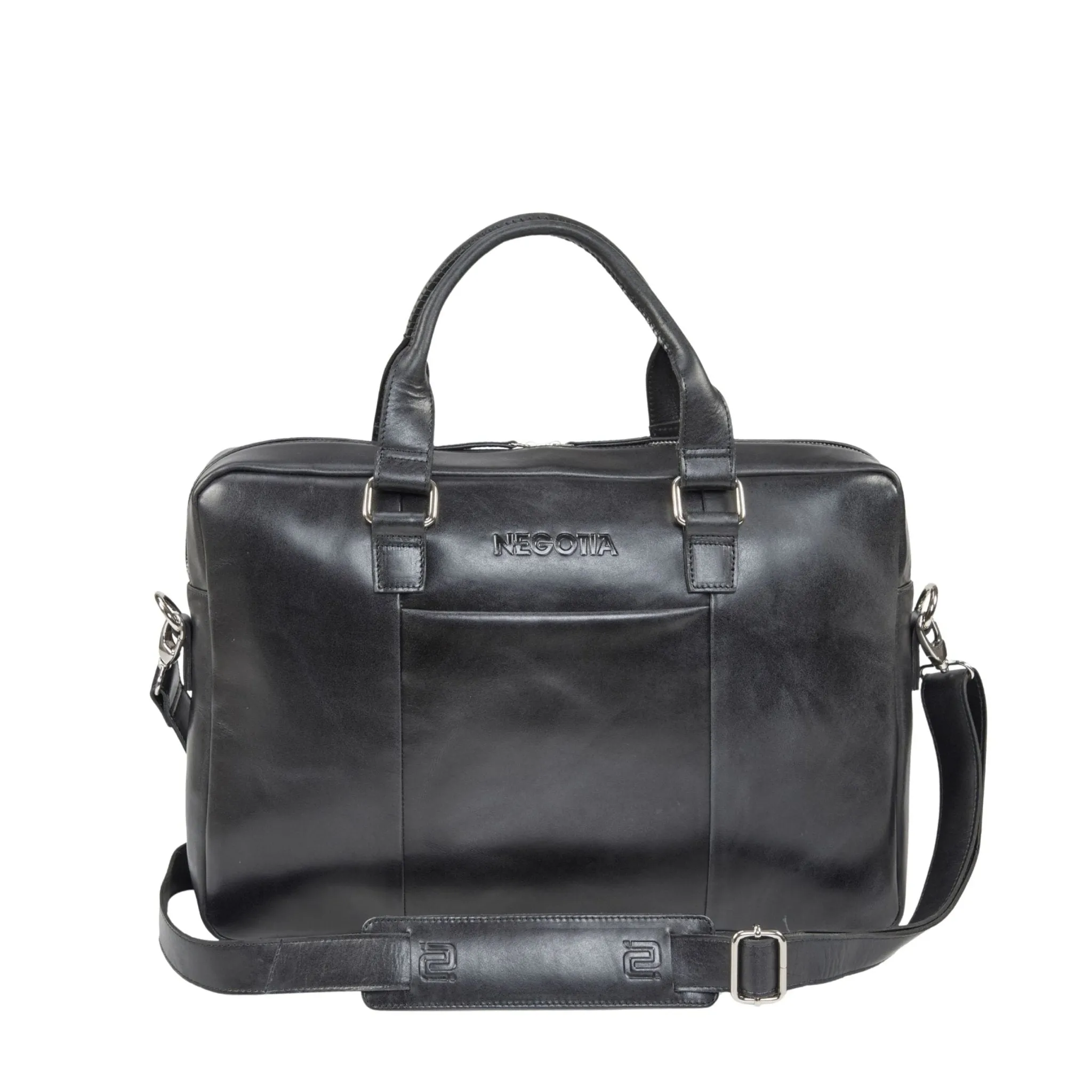 Sorel Briefcase Black sold by Negotia Leather