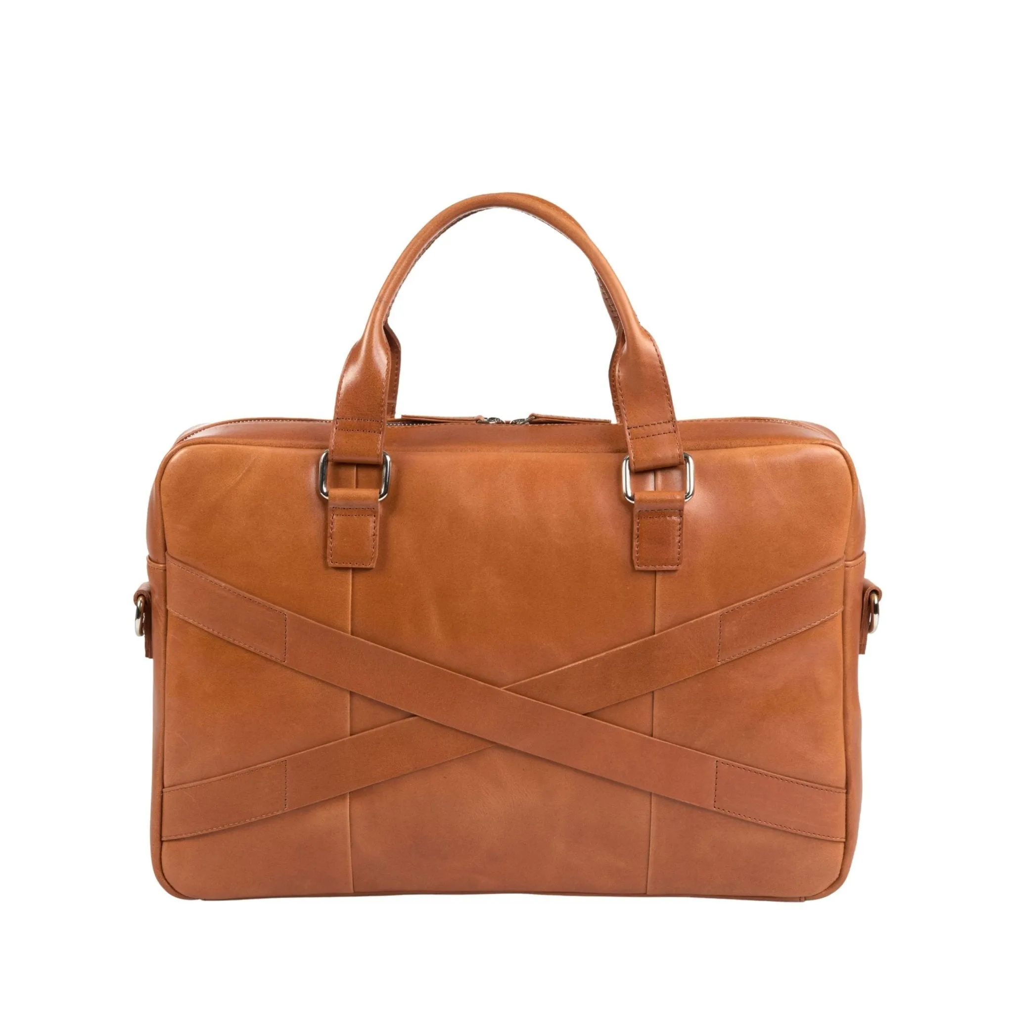Sorel Briefcase Cognac sold by Negotia Leather product image thumbnail 3