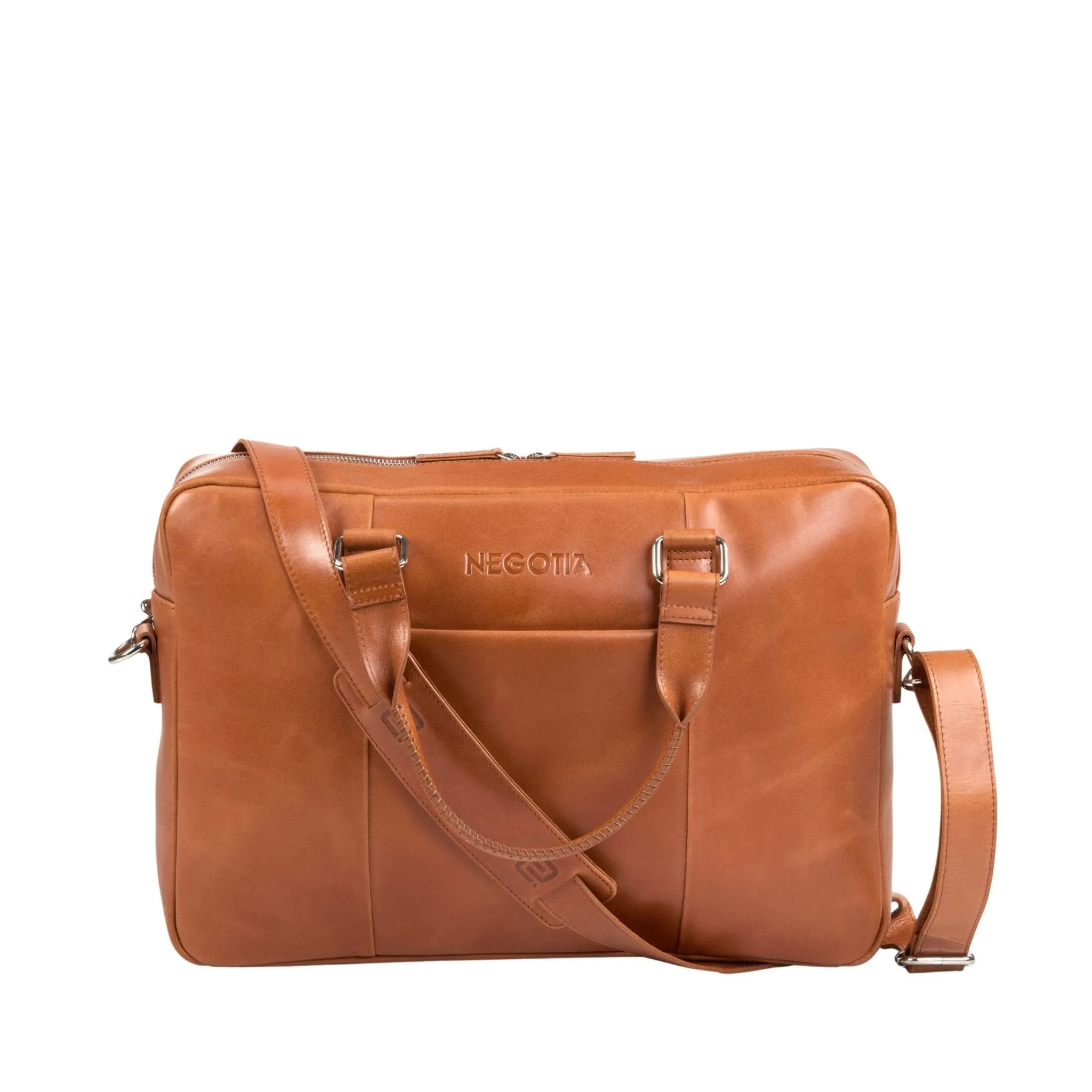 Sorel Briefcase Cognac sold by Negotia Leather product image thumbnail 4