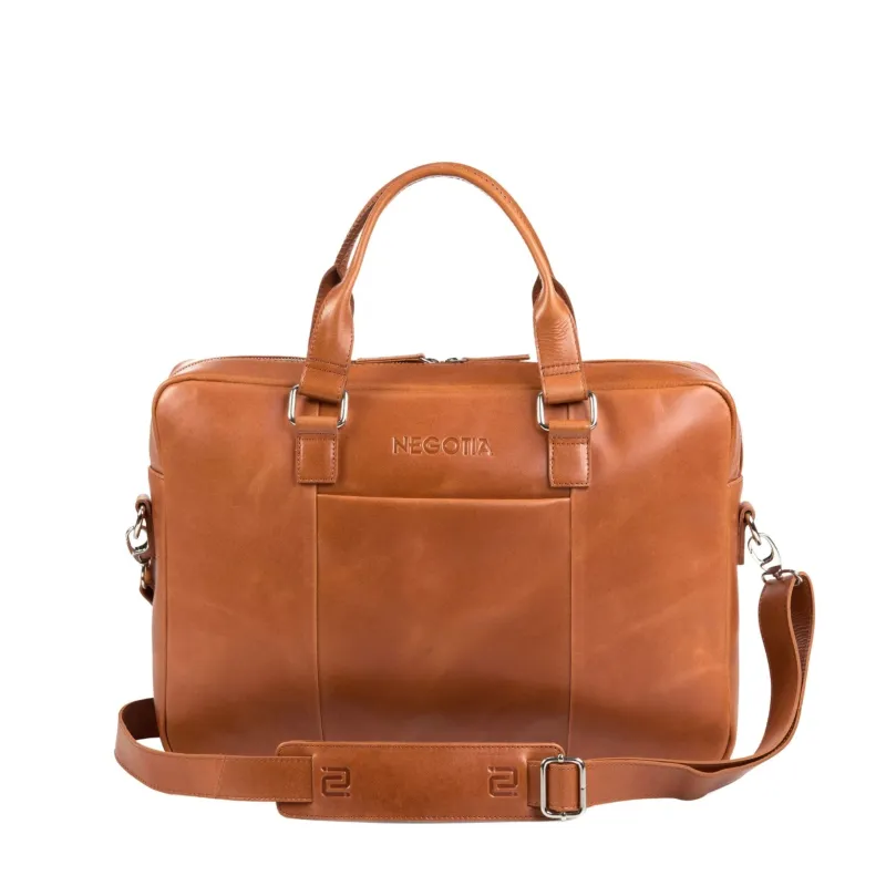 Sorel Briefcase Cognac sold by Negotia Leather