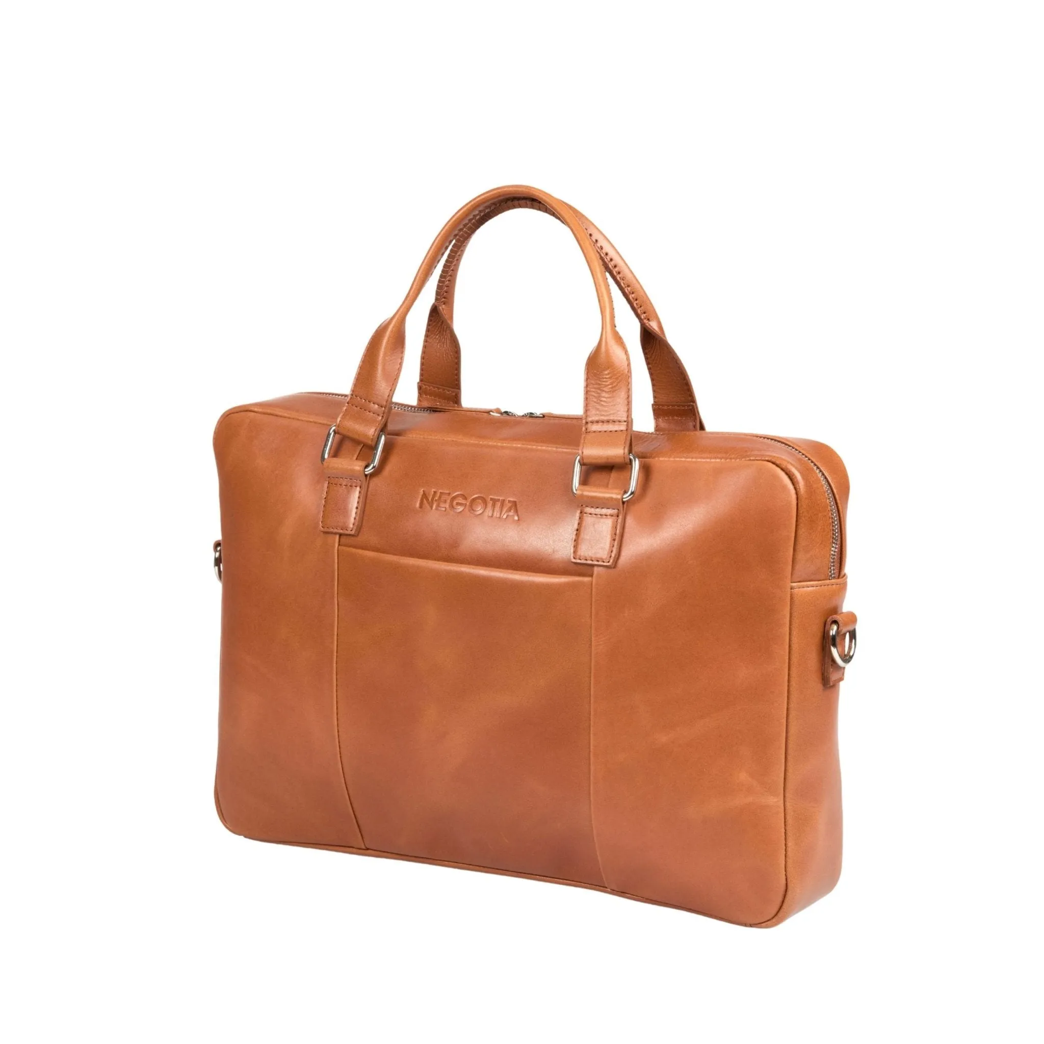Sorel Briefcase Cognac sold by Negotia Leather product image thumbnail 5