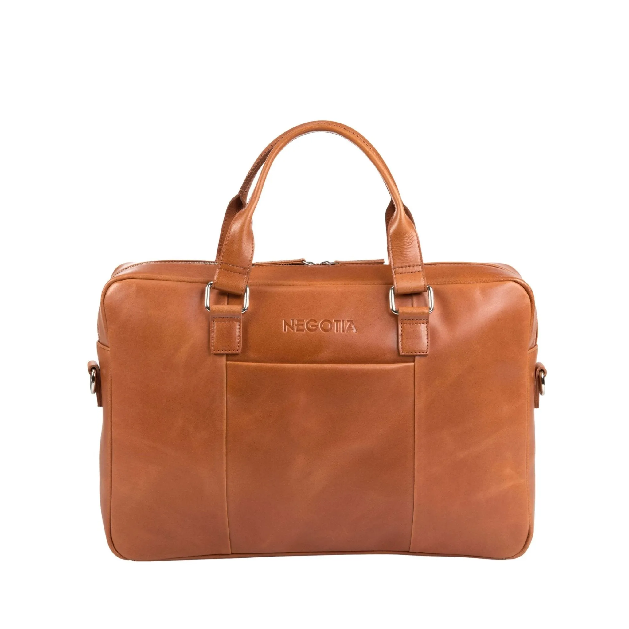 Sorel Briefcase Cognac sold by Negotia Leather product image thumbnail 2