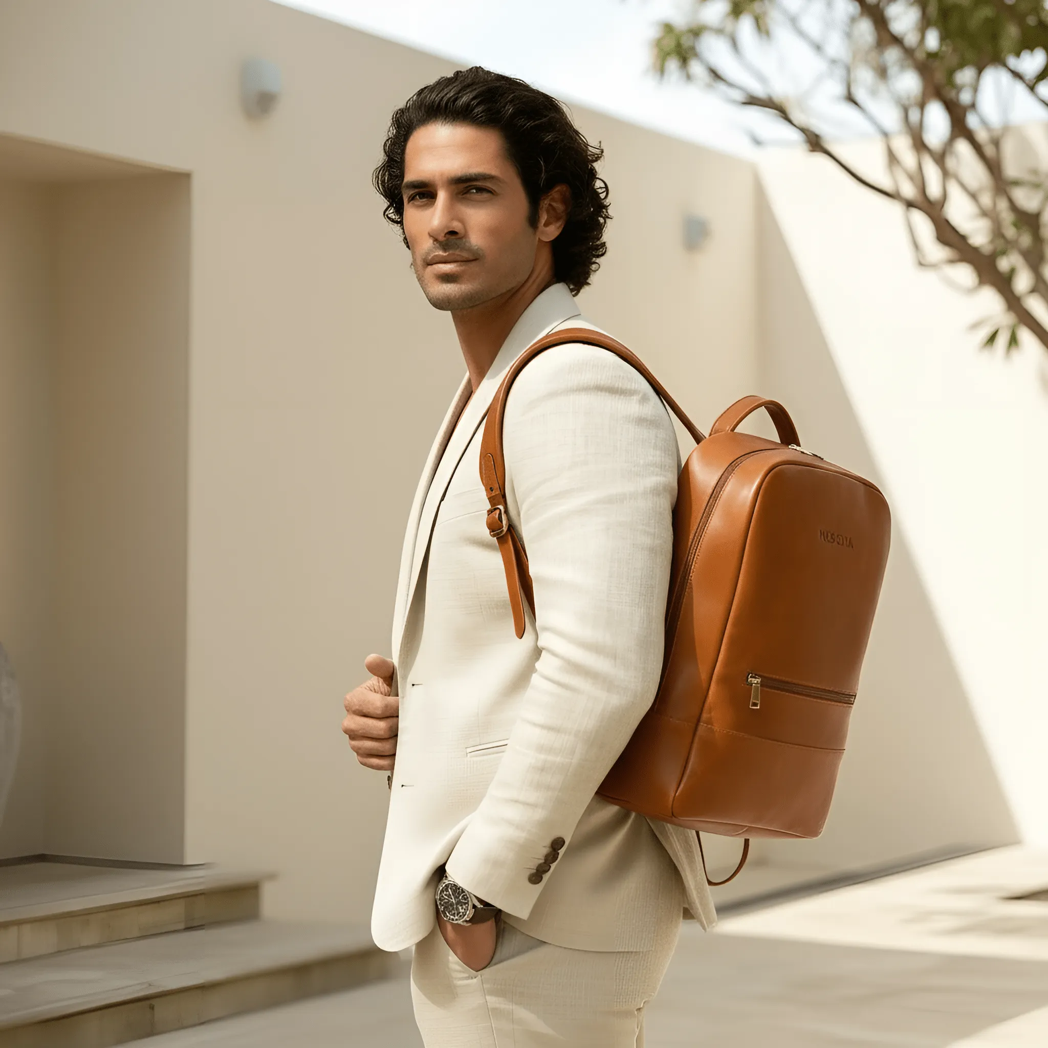 Averon Backpack sold by Negotia Leather product image thumbnail 2