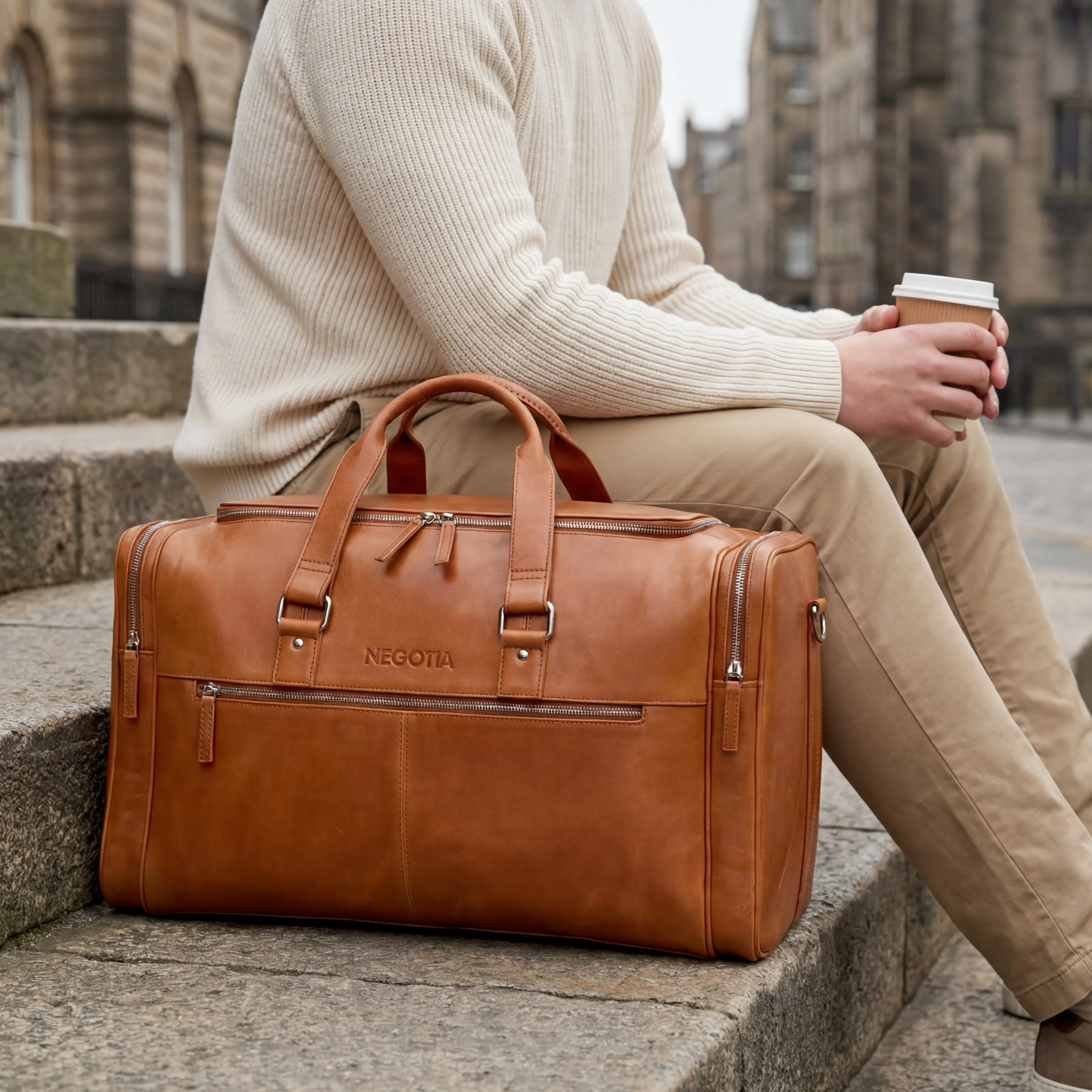 Marent Weekender sold by Negotia Leather product image thumbnail 2