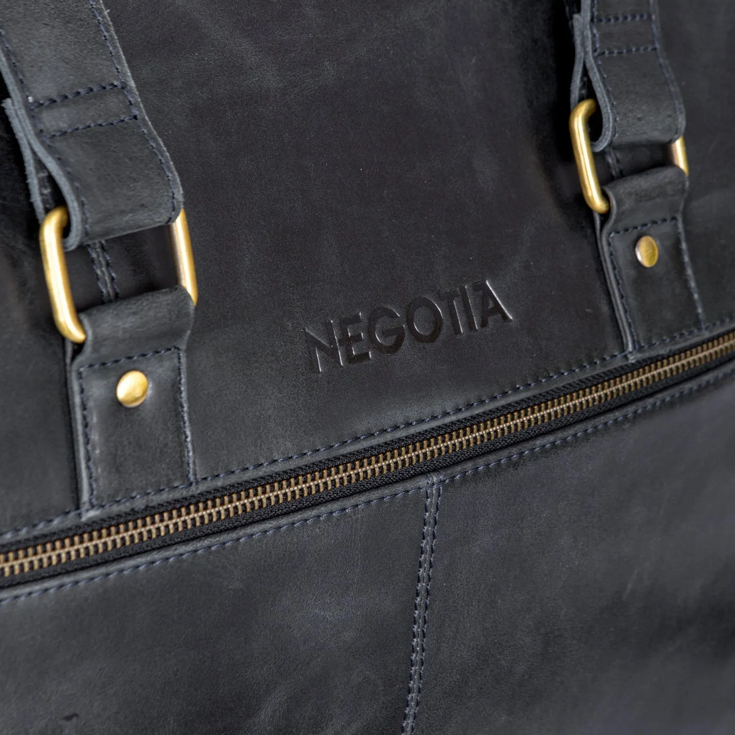 Alpha | Weekendtas Zwart sold by Negotia Leather product image thumbnail 4