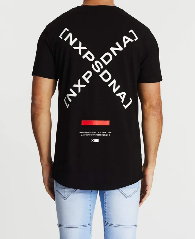 Formula Scoop Back T-Shirt Jet Black made by Neverland