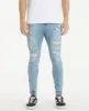 Spartan Denim Jogger Pants Horizon Blue sold by Neverland