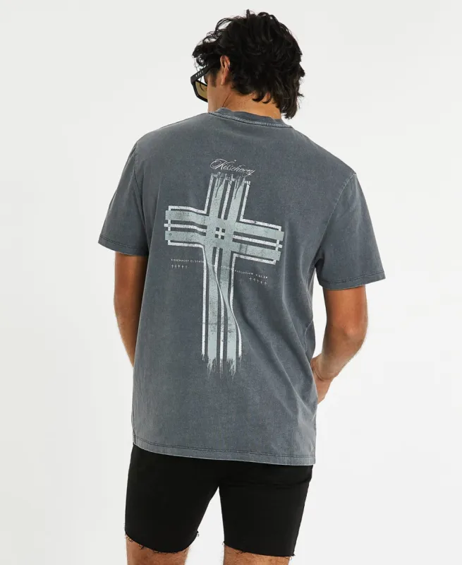 Alta Relaxed T-Shirt Pigment Charcoal Grey sold by Neverland