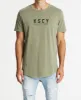 Justice Dual Curved T-Shirt Pigment Khaki sold by Neverland