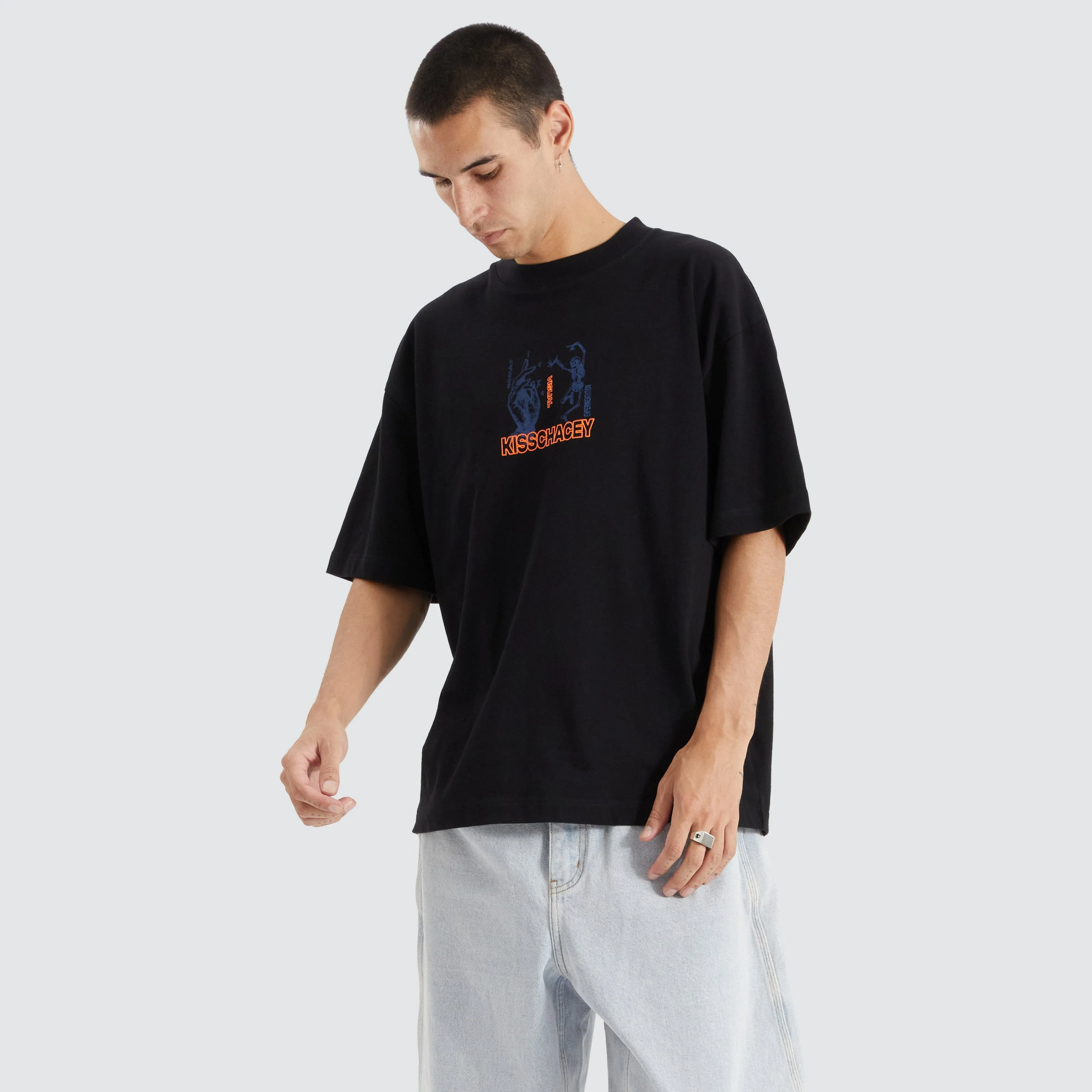 Chaos Heavy Street Tee Jet Black sold by Neverland product image thumbnail 3