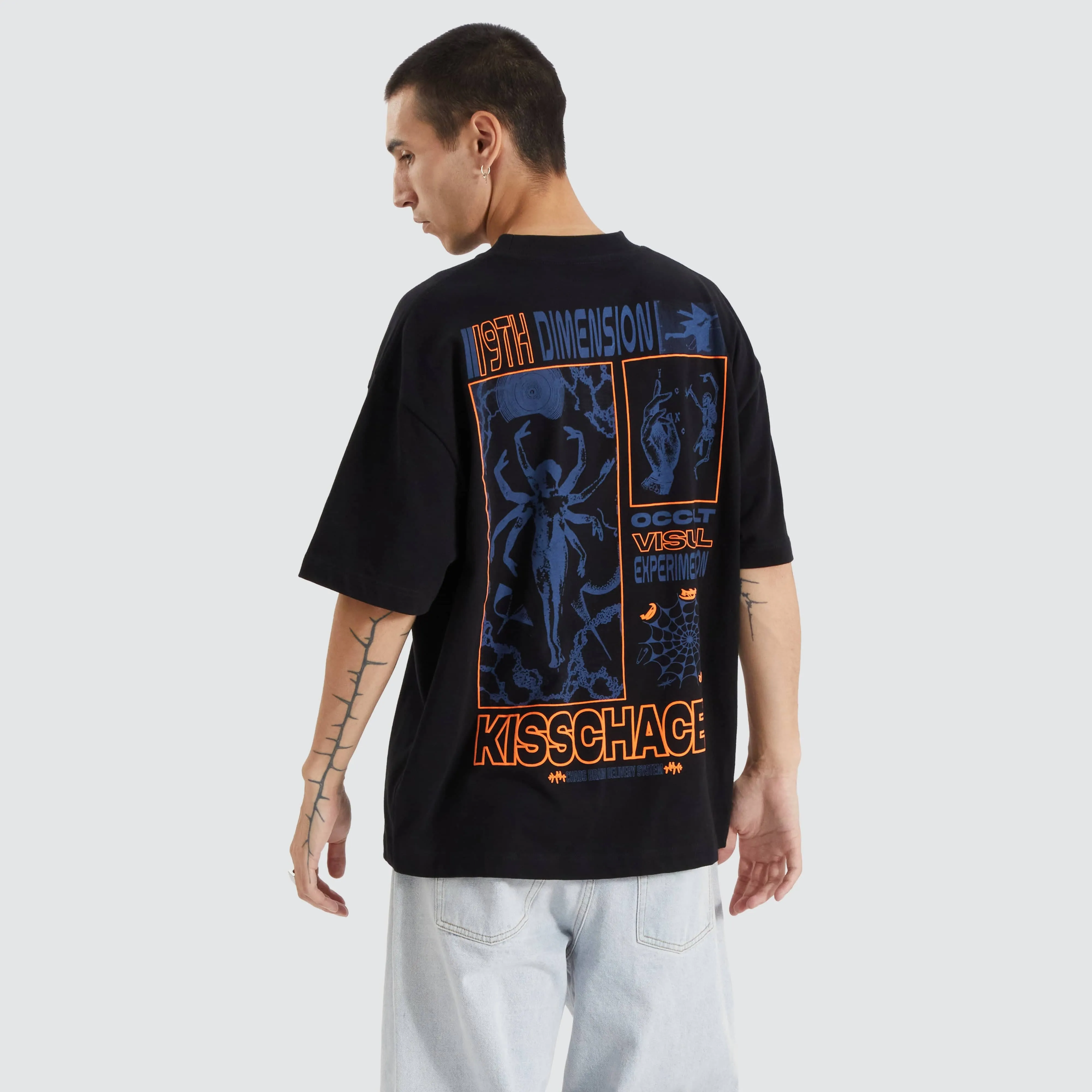 Chaos Heavy Street Tee Jet Black sold by Neverland