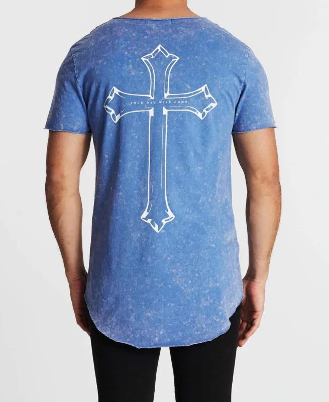 Creeping Death Raw V Neck T-Shirt Acid Colony Blue sold by Neverland