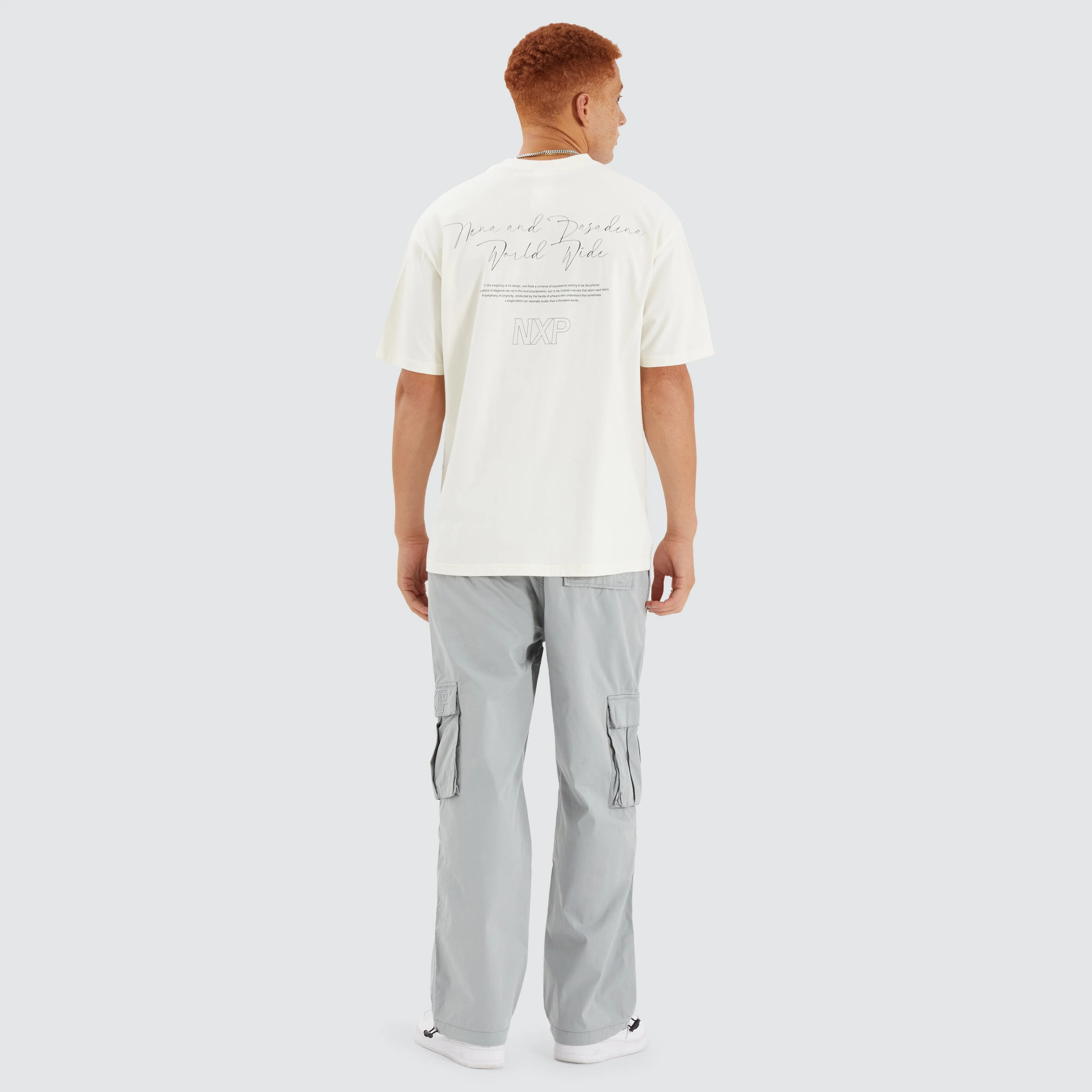 Union Box Fit Tee Natural White sold by Neverland product image thumbnail 5