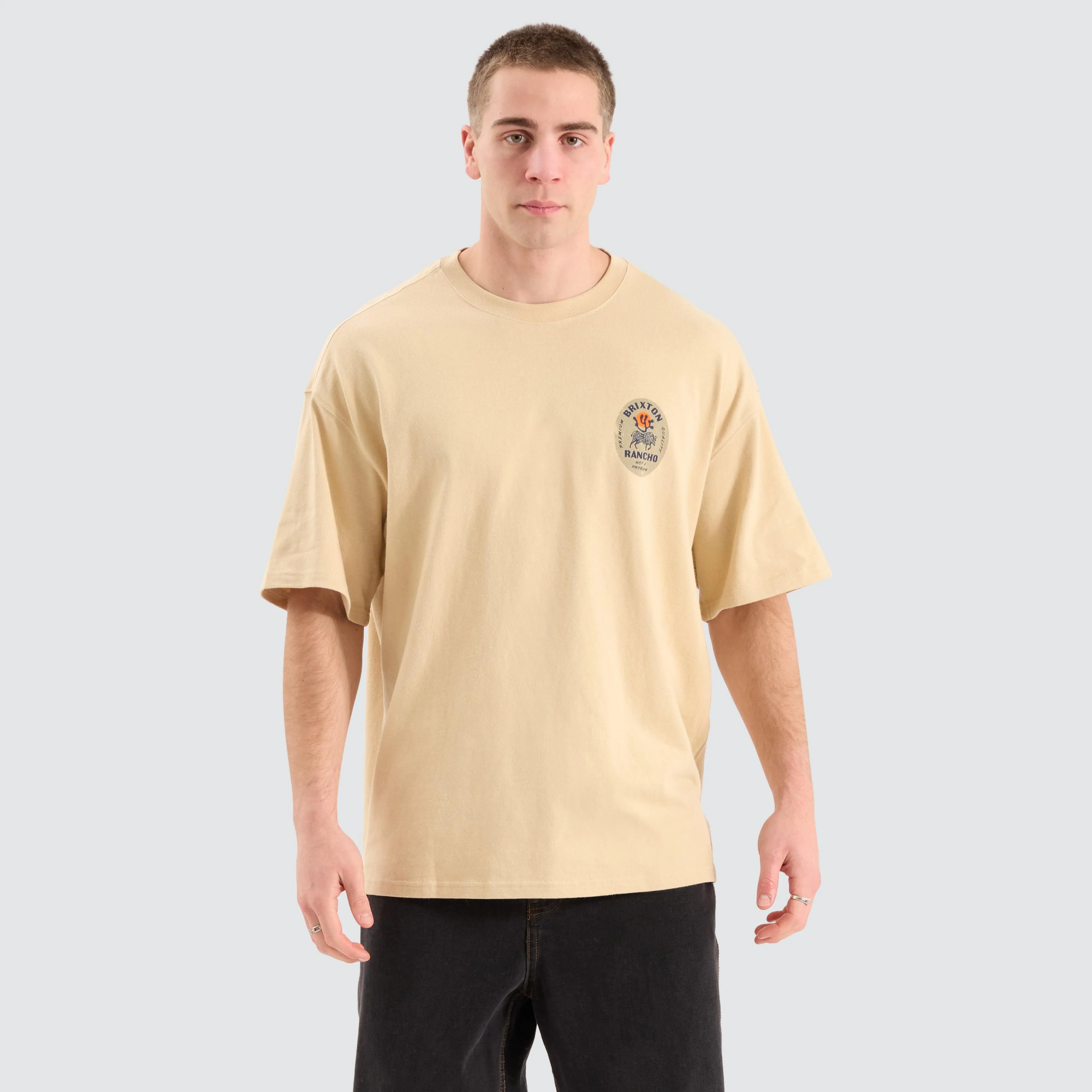 Rancho Heavyweight Tee Neutral sold by Neverland product image thumbnail 4