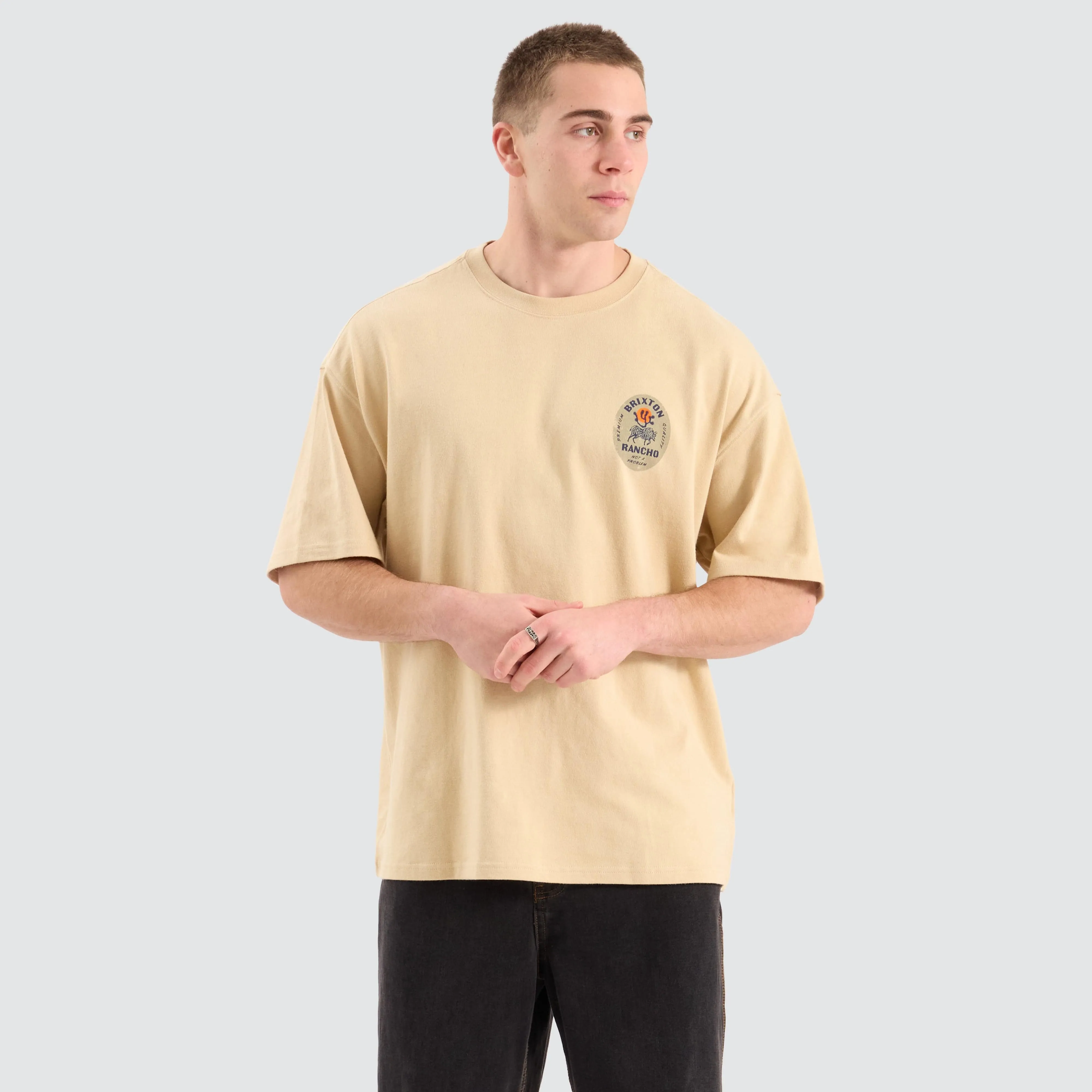 Rancho Heavyweight Tee Neutral sold by Neverland product image thumbnail 2