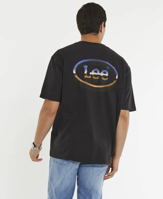 Chrome Dome Baggy T-Shirt Worn Black sold by Neverland