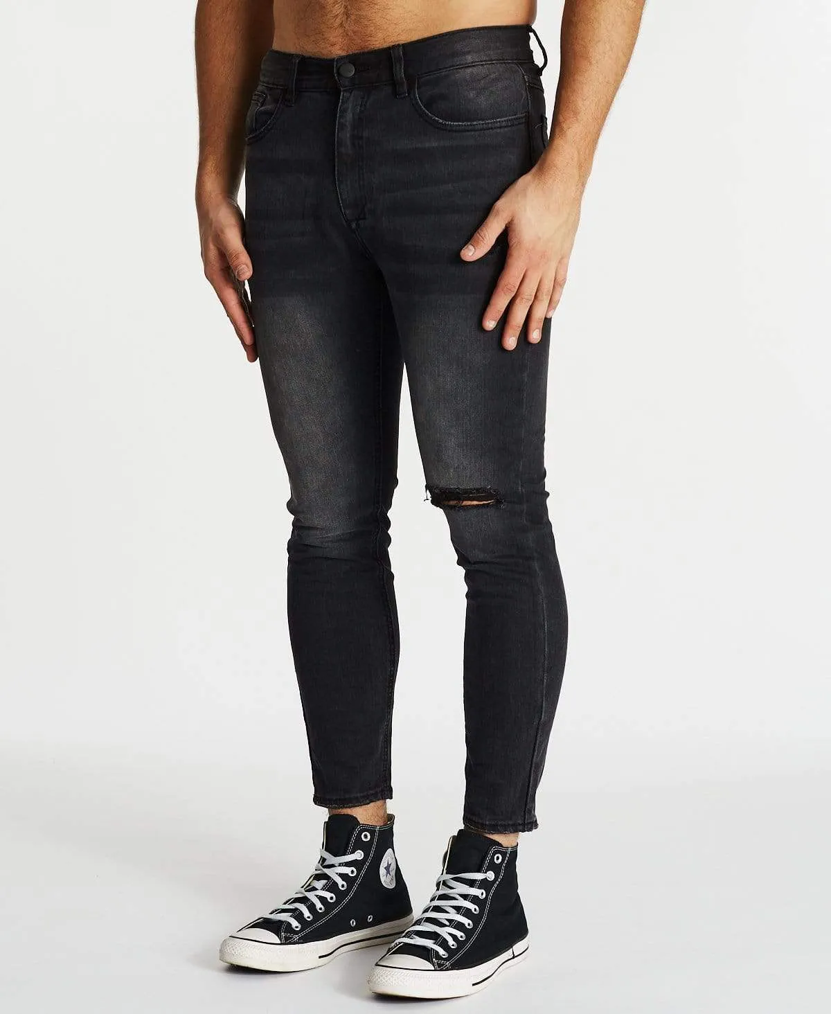 Patrol Cropped Carrot Jean Asphalt sold by Neverland product image thumbnail 4