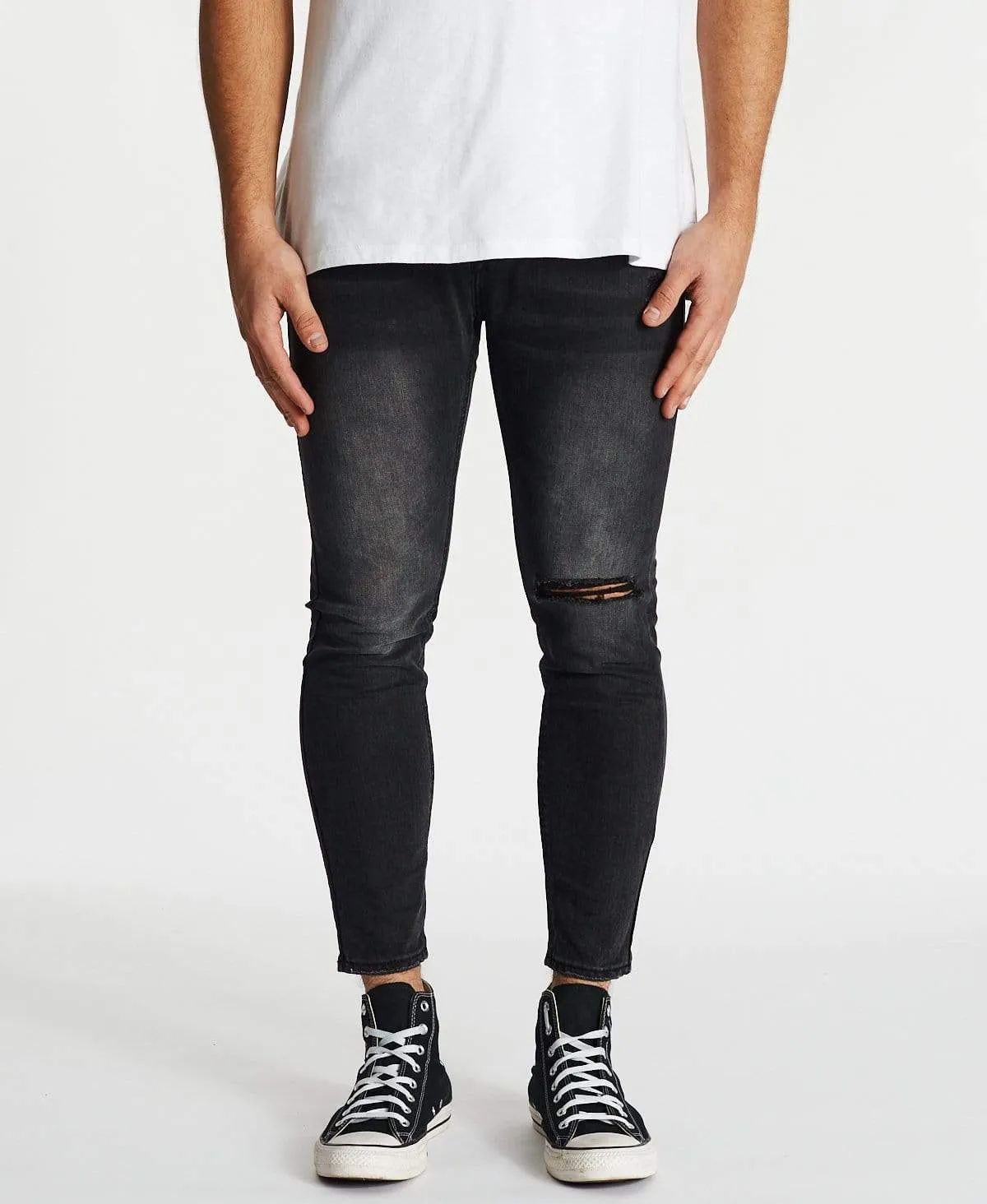 Patrol Cropped Carrot Jean Asphalt sold by Neverland