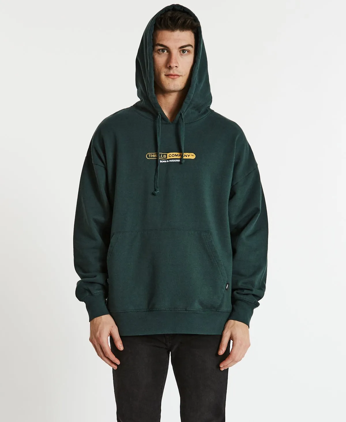 League Slouch Pull On Hoodie Deep Forest sold by Neverland product image thumbnail 5