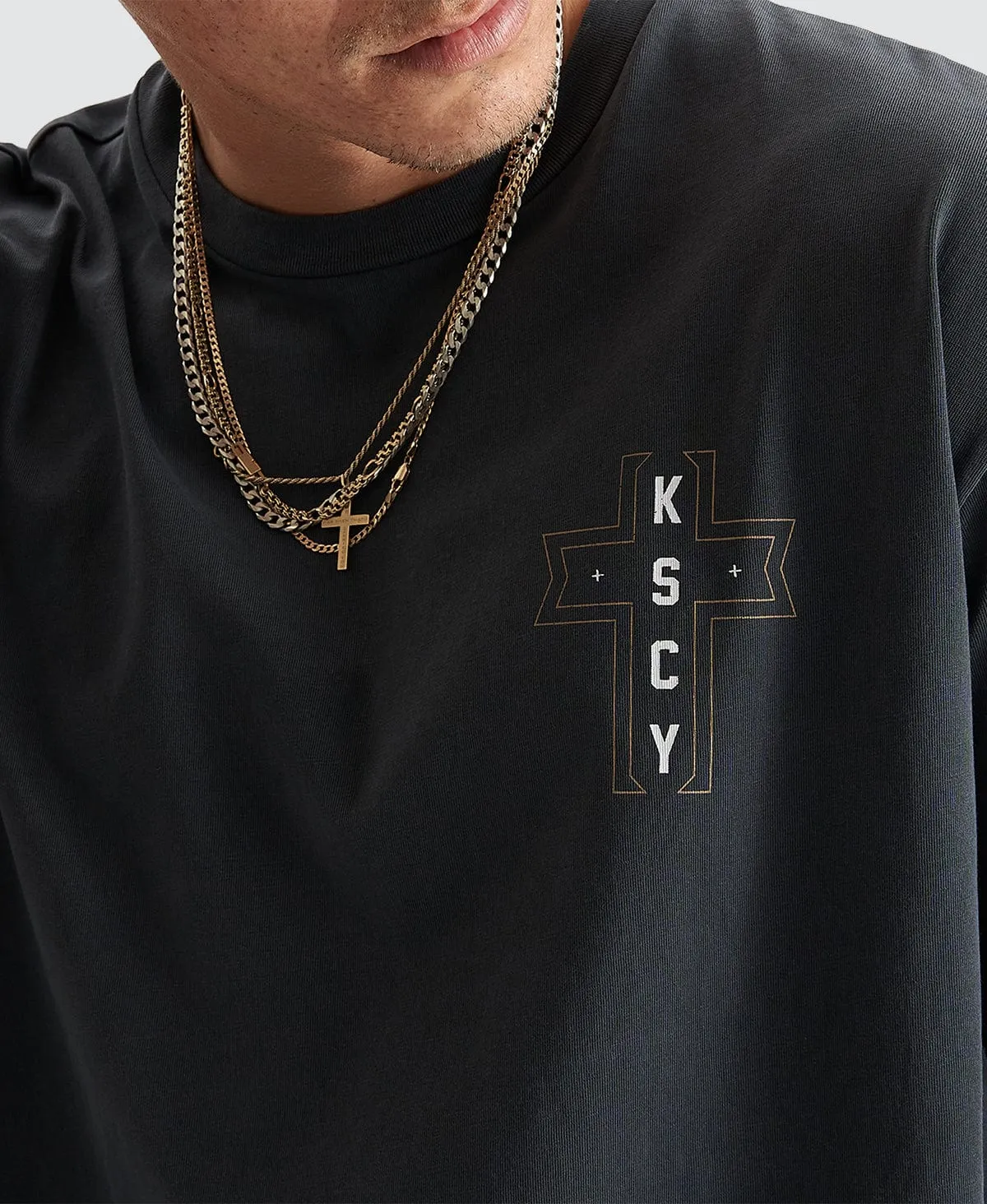 The Knight Box Fit Tee Pigment Black sold by Neverland product image thumbnail 3