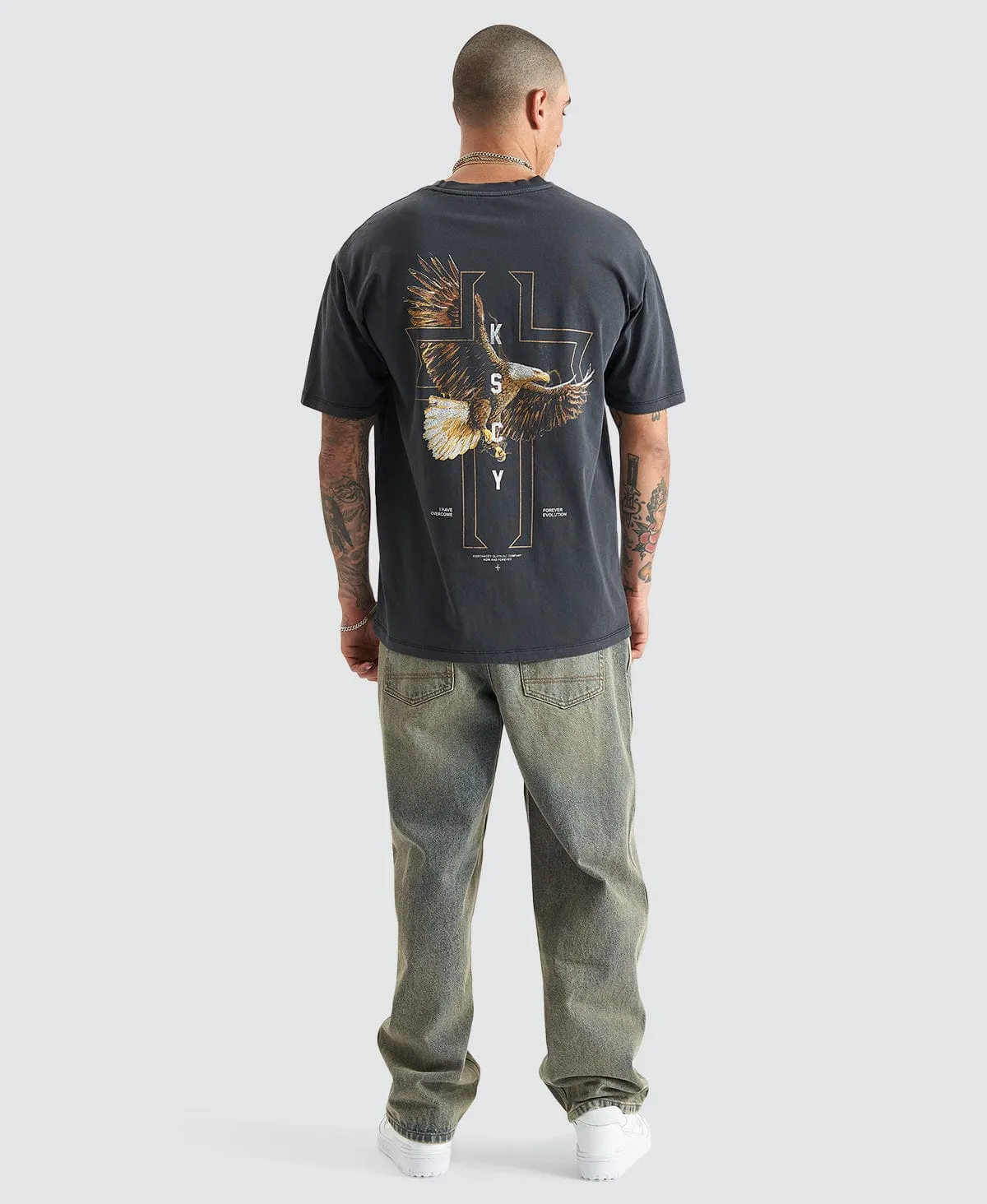 The Knight Box Fit Tee Pigment Black sold by Neverland product image thumbnail 4